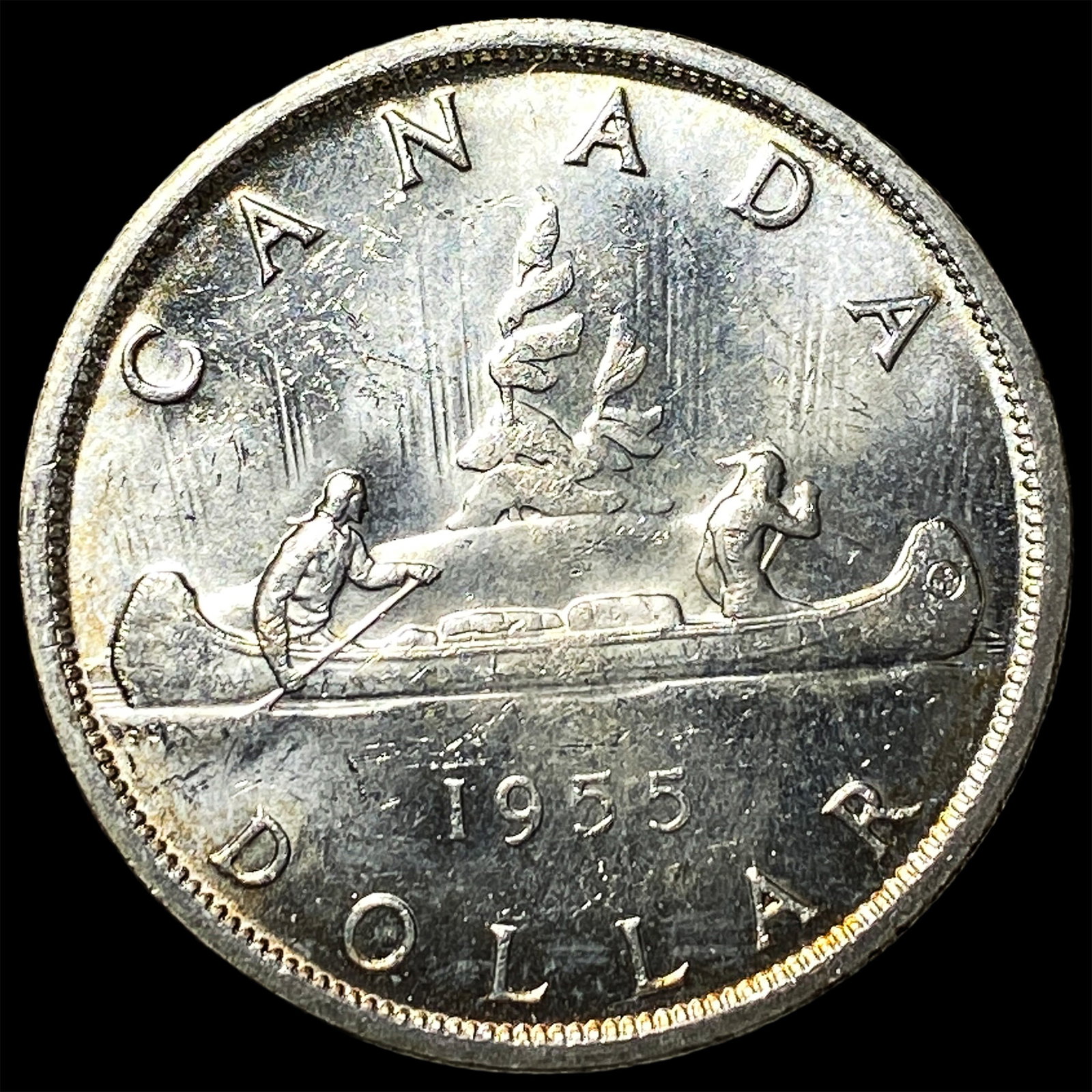 1955 Canada Silver Dollar - 2