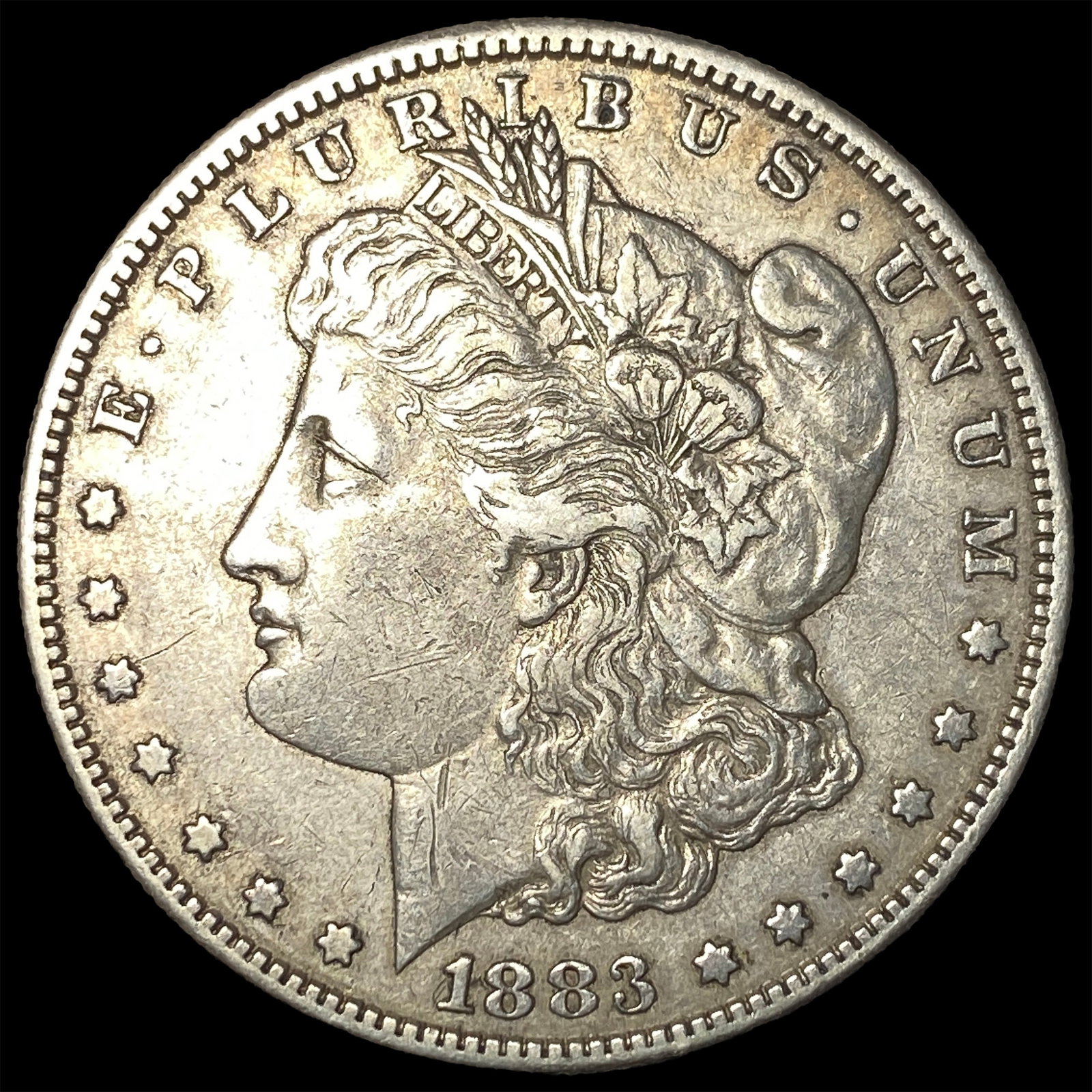 1883-S Silver Morgan Dollar NEARLY UNCIRCULATED: 1883-S Silver Morgan Dollar NEARLY UNCIRCULATED