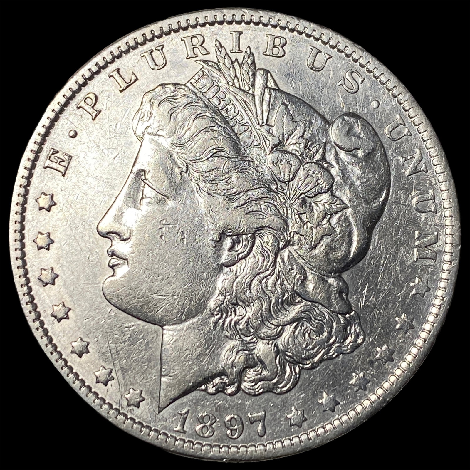 1897-O Silver Morgan Dollar CHOICE AU: 1897-O Silver Morgan Dollar CHOICE AU
