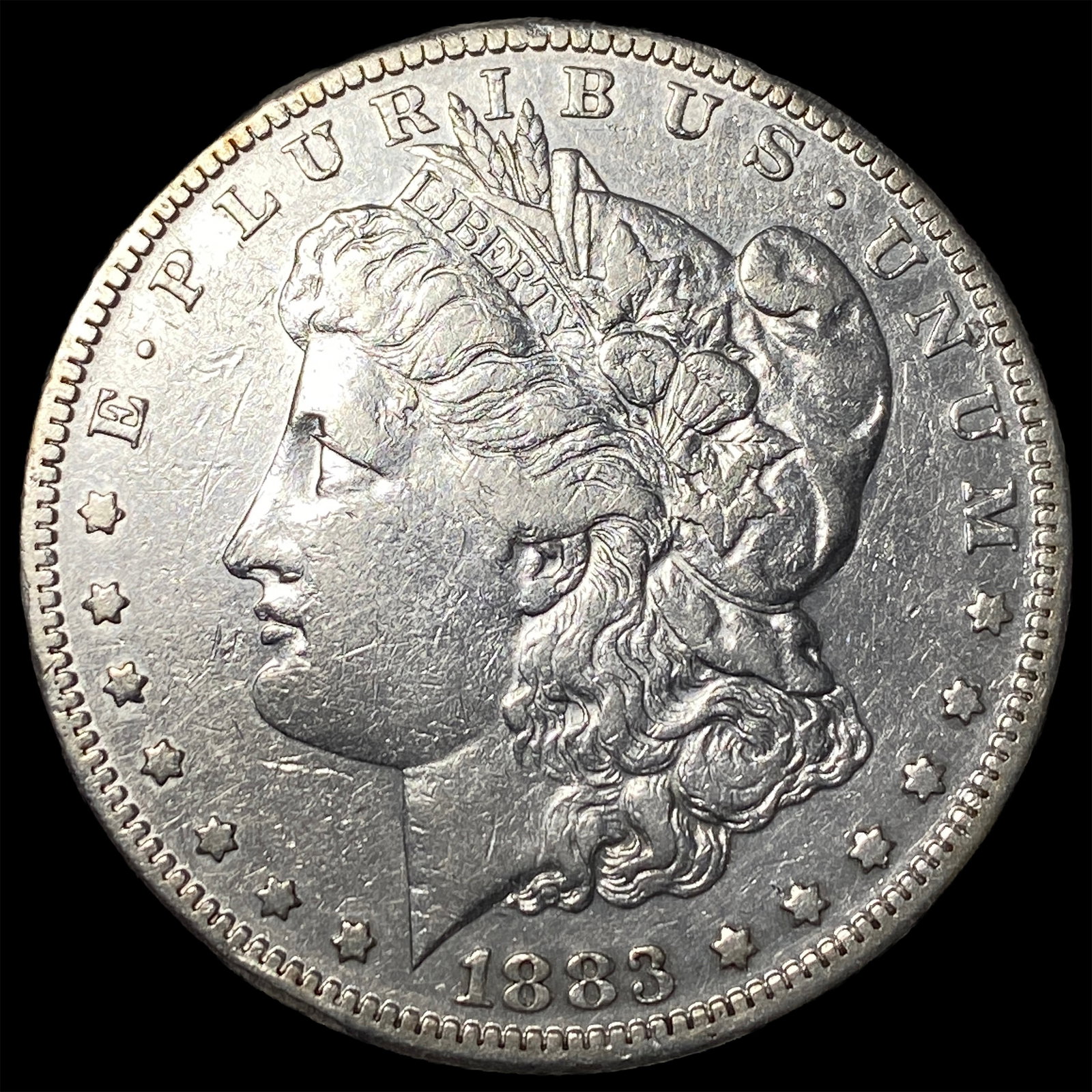 1883-S Silver Morgan Dollar CLOSELY UNCIRCULATED: 1883-S Silver Morgan Dollar CLOSELY UNCIRCULATED