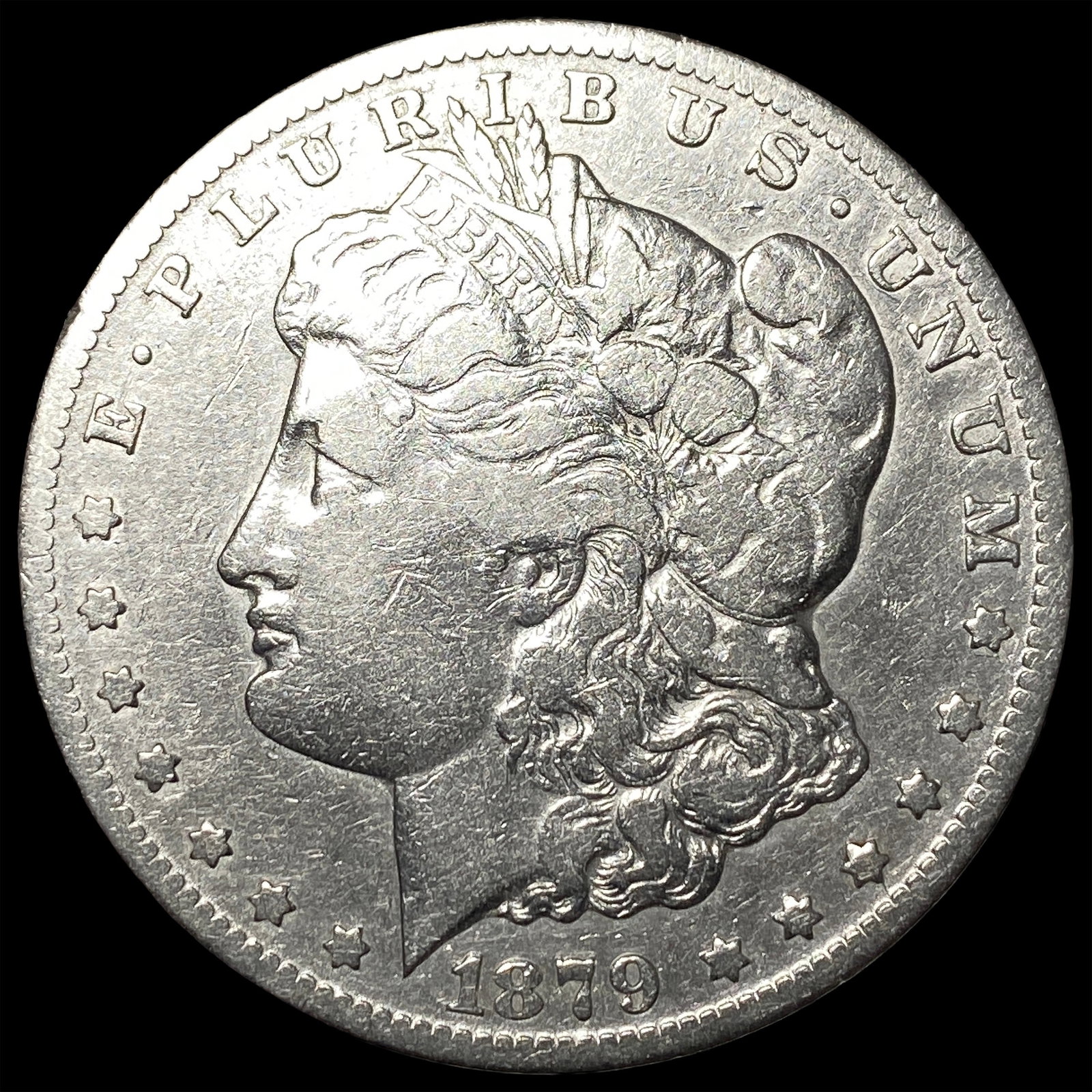 1879-S Silver Morgan Dollar CLOSELY UNCIRCULATED: 1879-S Silver Morgan Dollar CLOSELY UNCIRCULATED