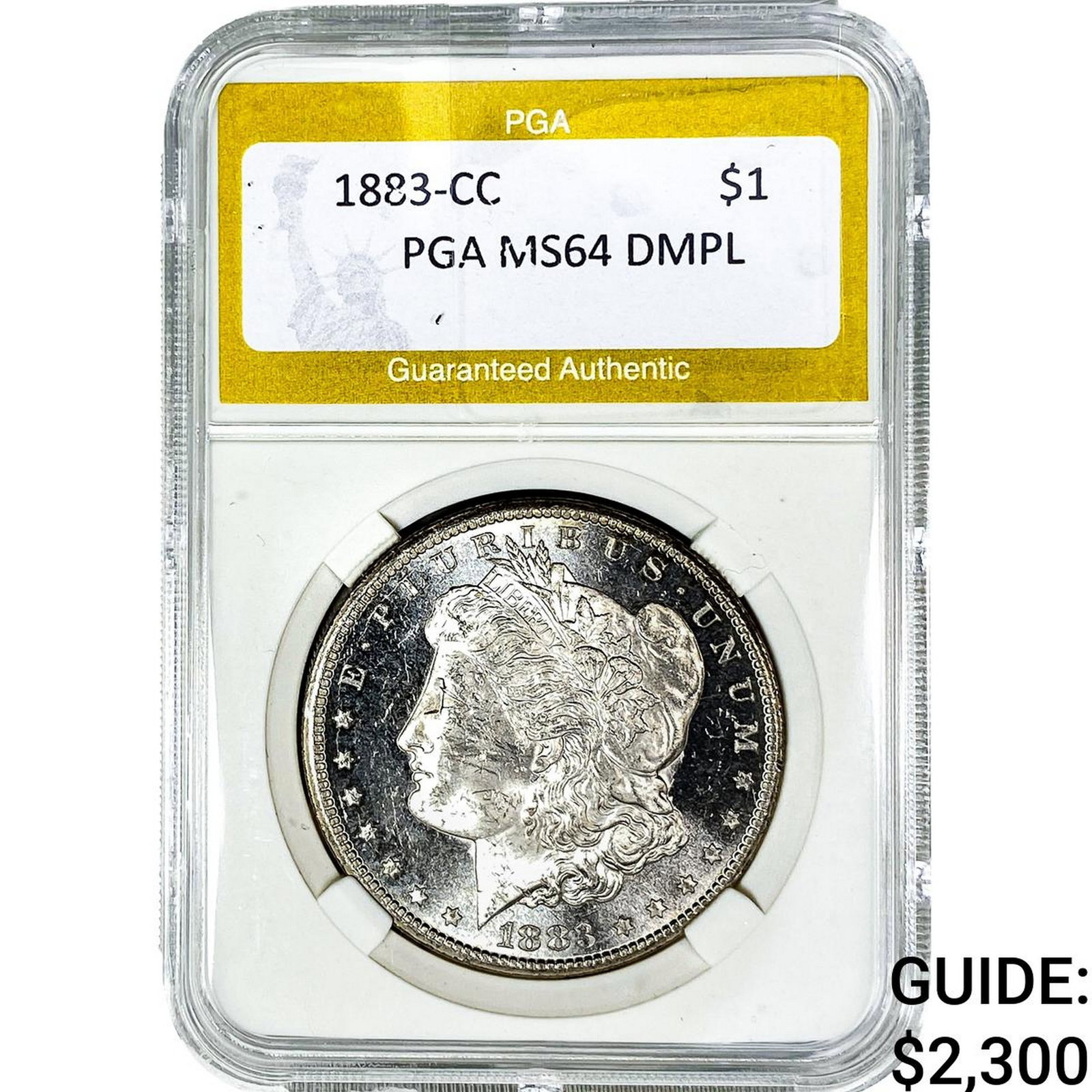 1883-CC Morgan Silver Dollar PGA MS64 DMPL (1 of 2)