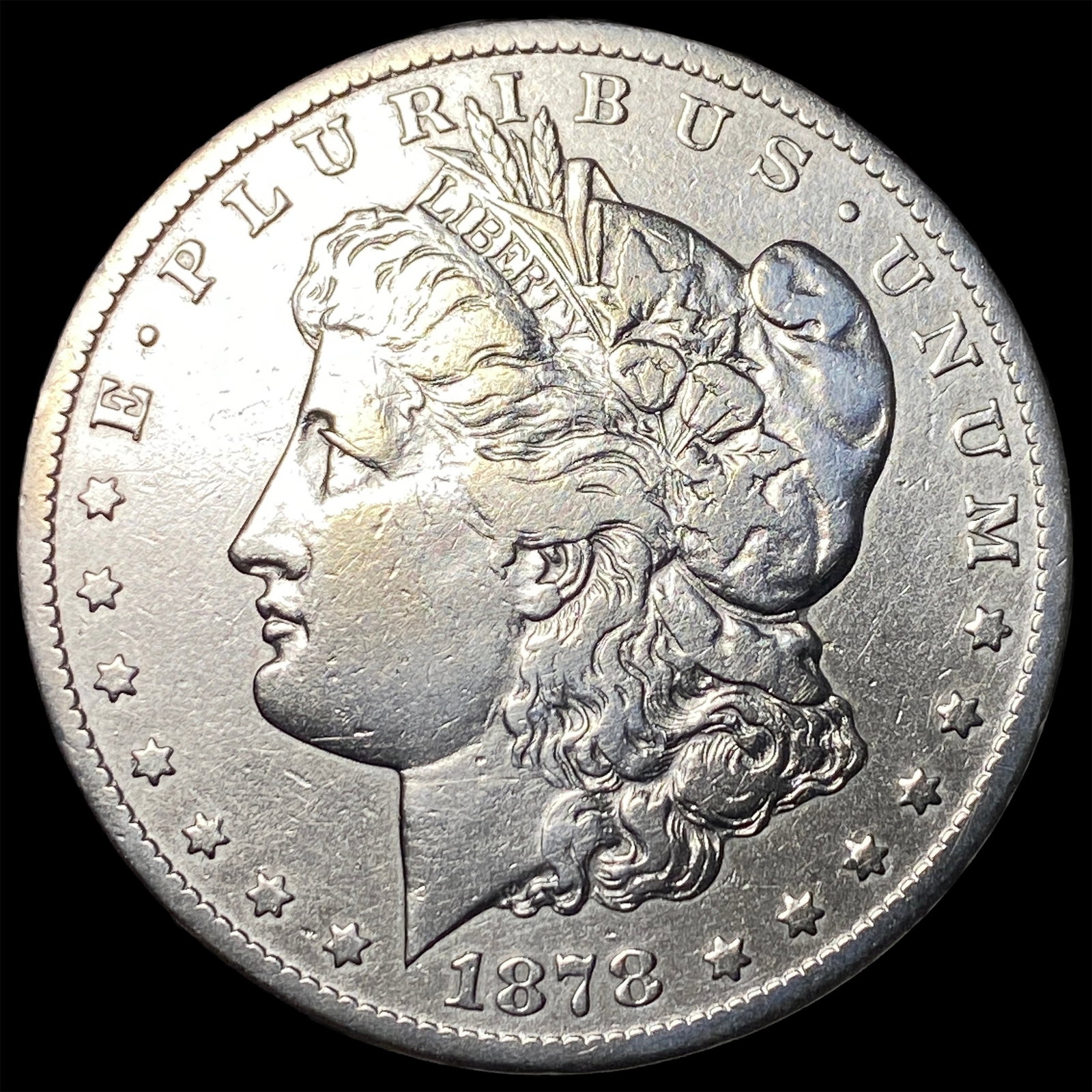 1878-CC Silver Morgan Dollar LIGHTLY CIRCULATED: 1878-CC Silver Morgan Dollar LIGHTLY CIRCULATED