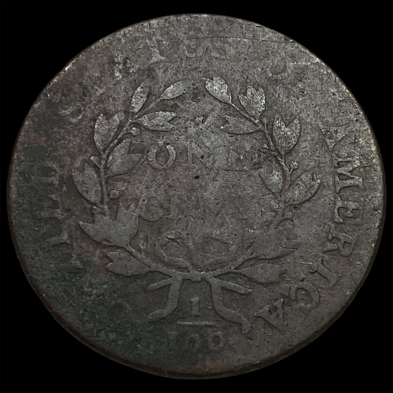 1800 Draped Bust Large Cent LIGHTLY CIRCULATED - 2