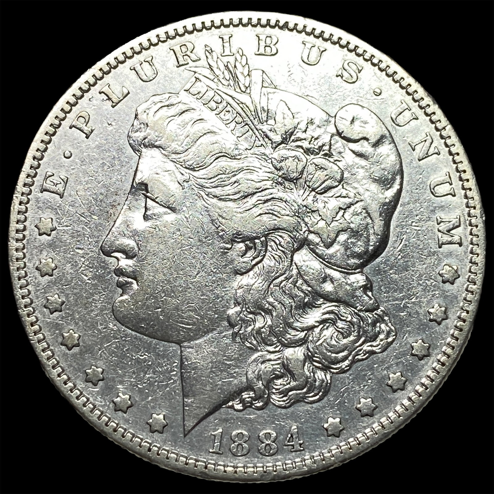 1884-S Silver Morgan Dollar CLOSELY UNCIRCULATED: 1884-S Silver Morgan Dollar CLOSELY UNCIRCULATED