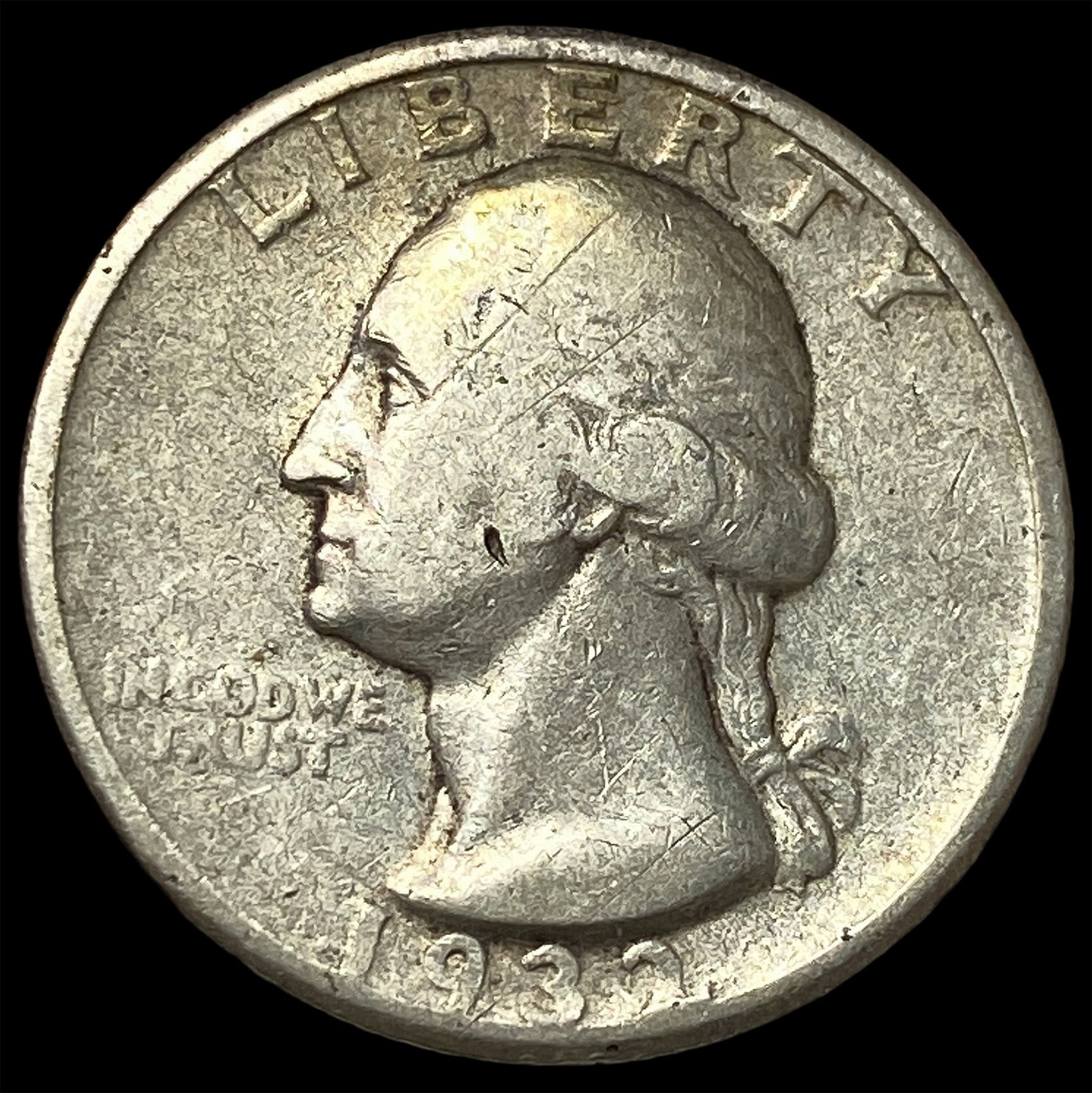 1932-P Silver Washington Quarter CLOSELY UNCIRCULATED (1 of 2)