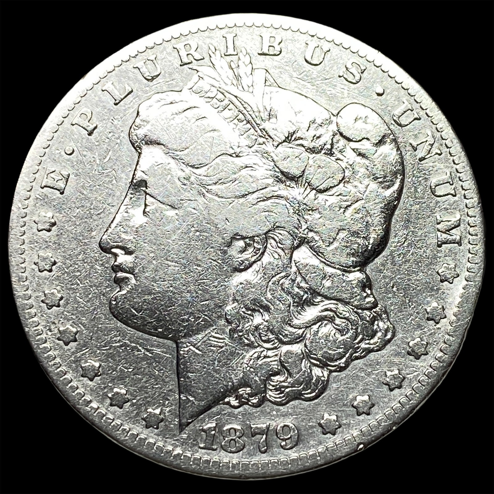1879-CC Silver Morgan Dollar ABOUT UNCIRCULATED (1 of 2)