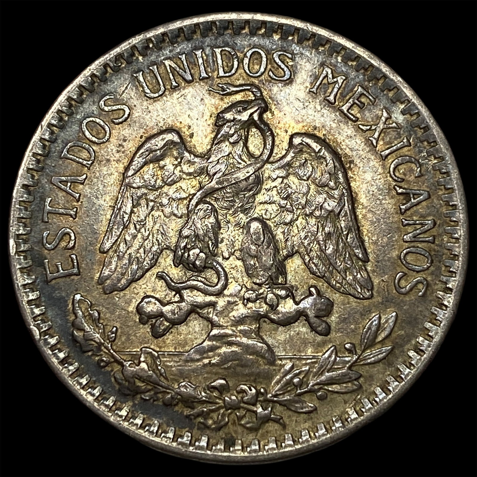 1919-M Mexico Silver 50 Centavos CLOSELY UNCIRCULATED: 1919-M Mexico Silver 50 Centavos CLOSELY UNCIRCULATED