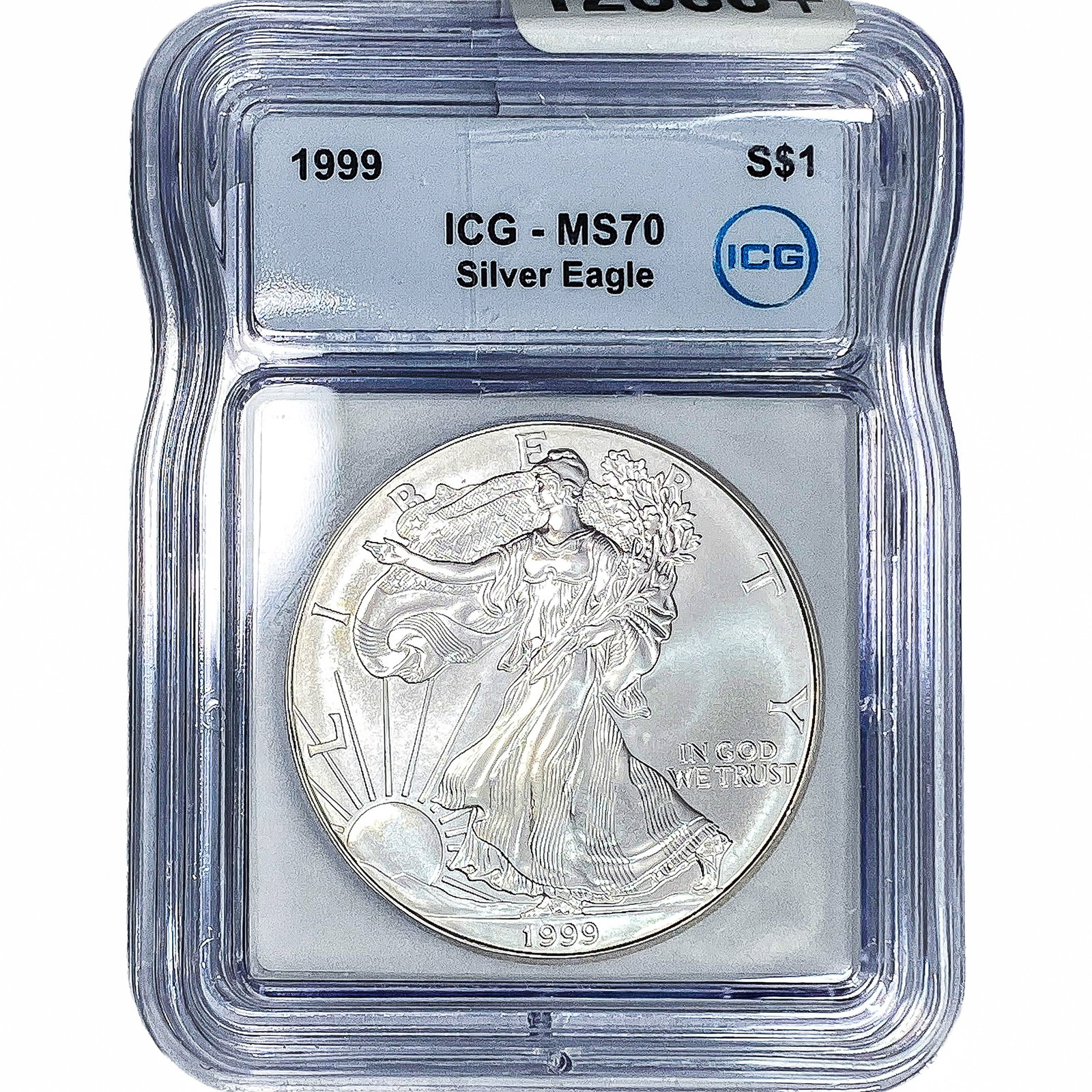 1999 Silver Eagle ICG MS70: 1999 Silver Eagle ICG MS70
