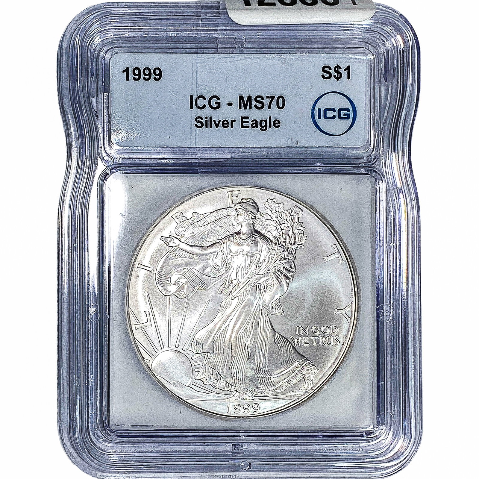 1999 Silver Eagle ICG MS70: 1999 Silver Eagle ICG MS70
