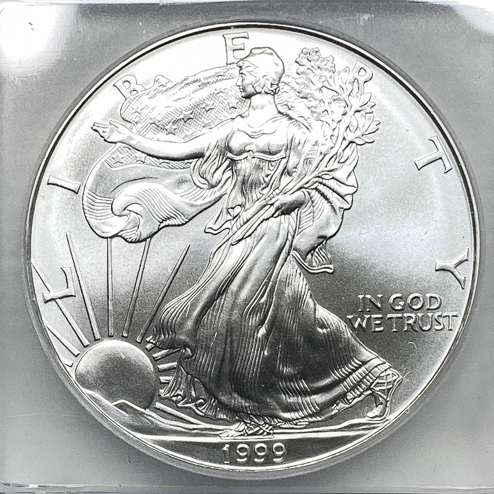 1999 Silver Eagle ICG MS70 - 3