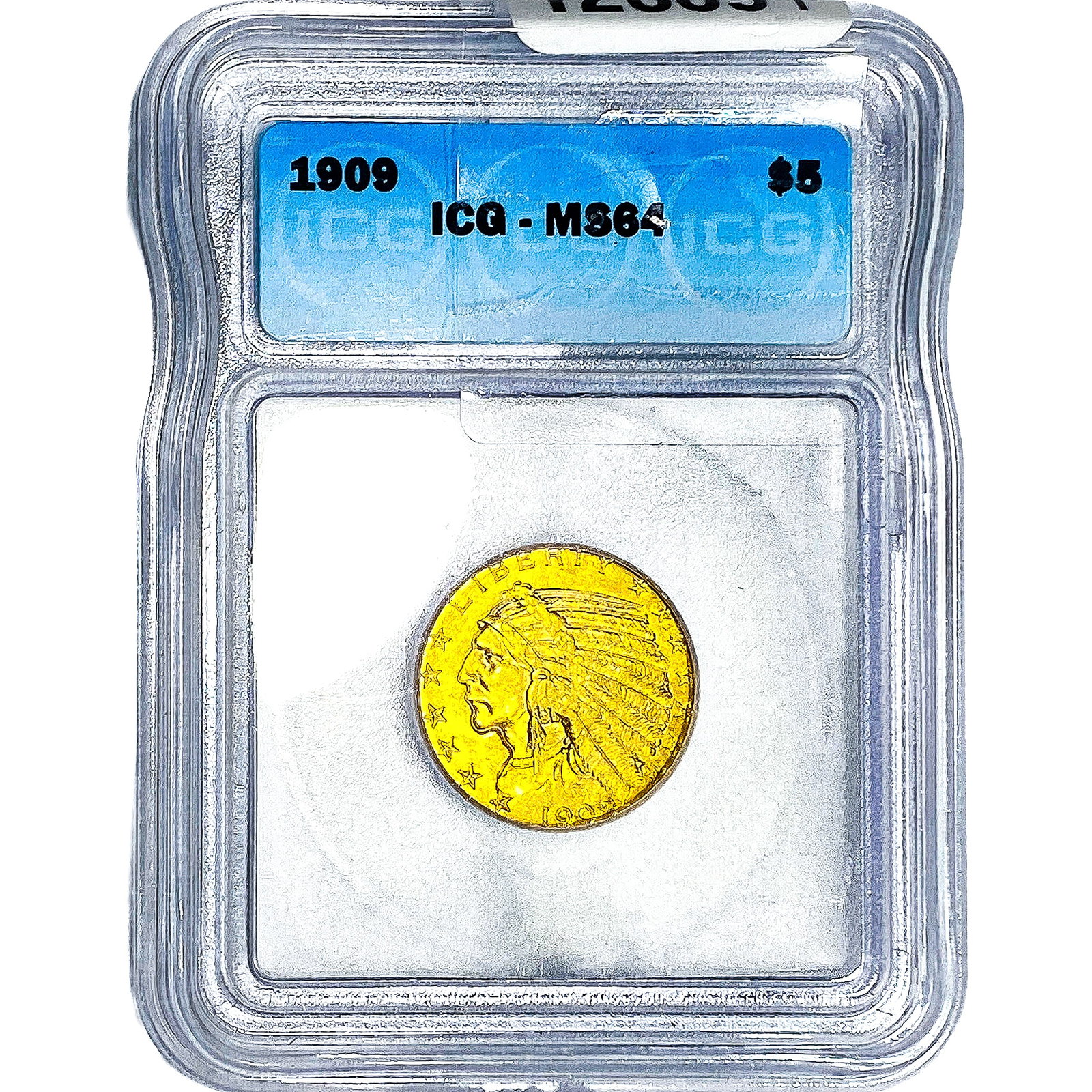 1909 $5 Gold Half Eagle ICG MS64 (1 of 4)