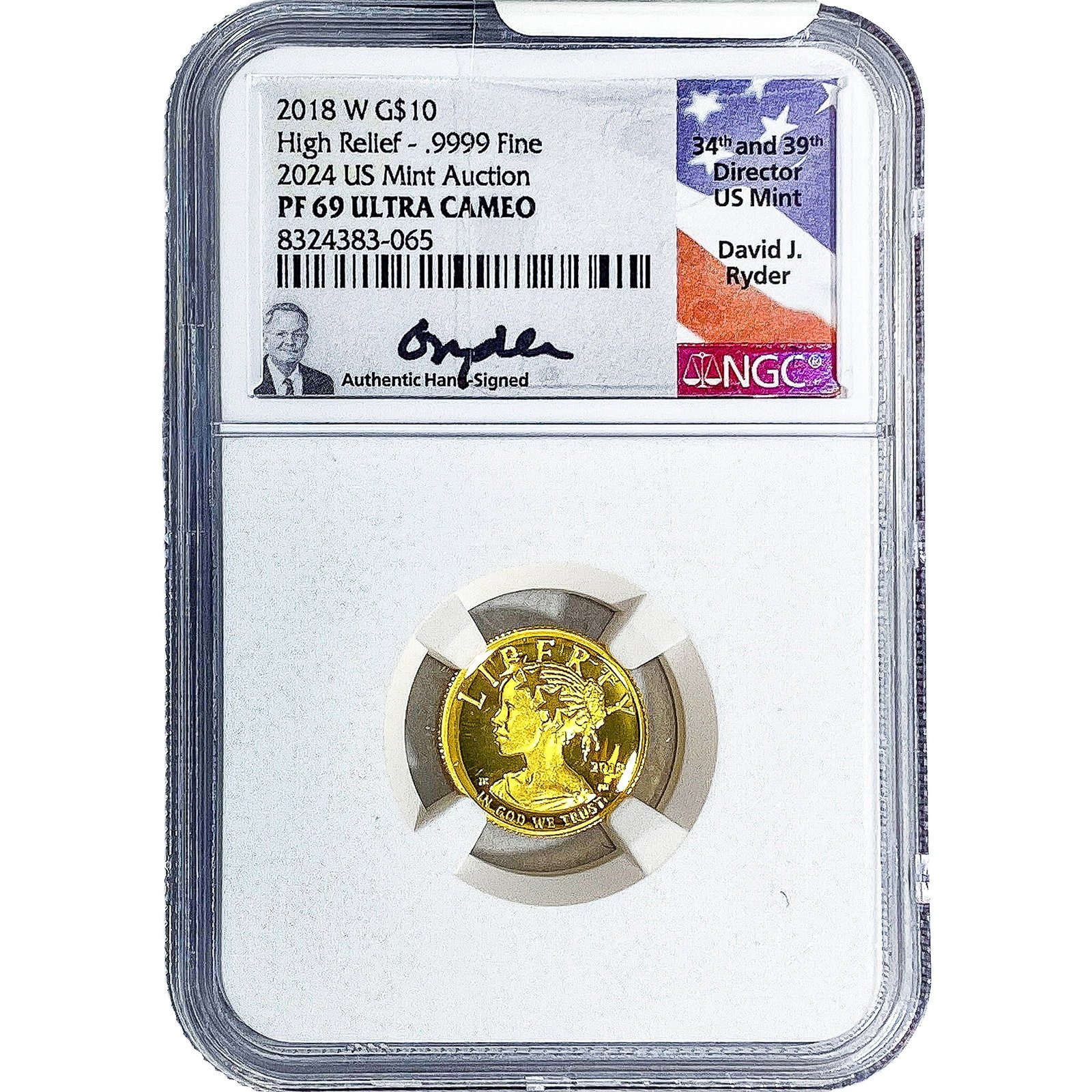 2018-W 1/10oz Gold $10 Liberty NGC PF69 UC: 2018-W 1/10oz Gold $10 Liberty NGC PF69 UC