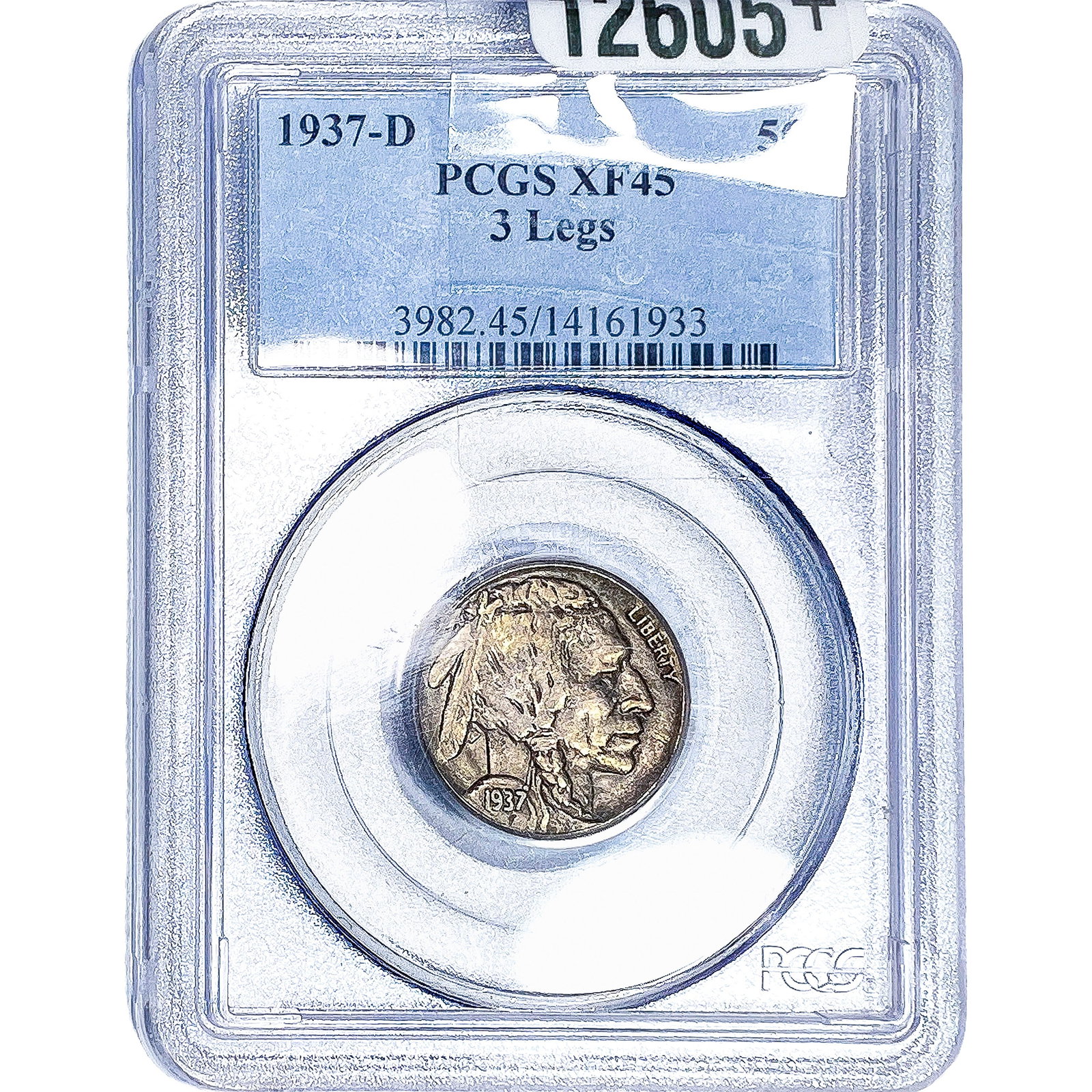 1937-D Buffalo Nickel PCGS XF45 3 Legs (1 of 4)