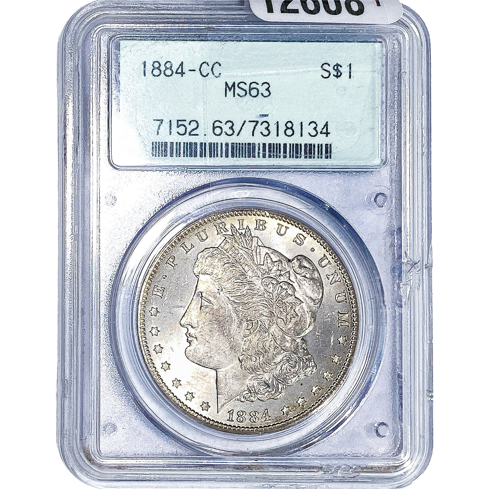 1884-CC Morgan Silver Dollar PCGS MS63 (1 of 4)