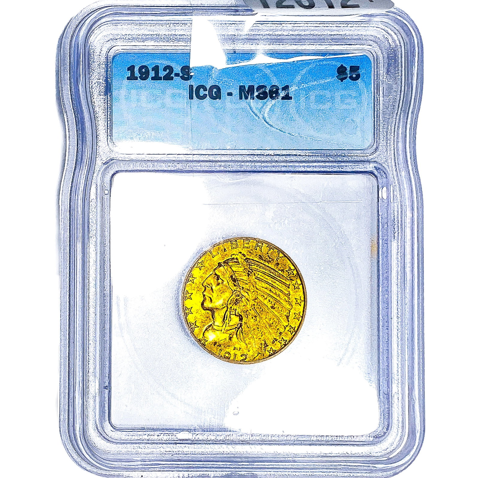 1912-S $5 Gold Half Eagle ICG MS61 (1 of 4)
