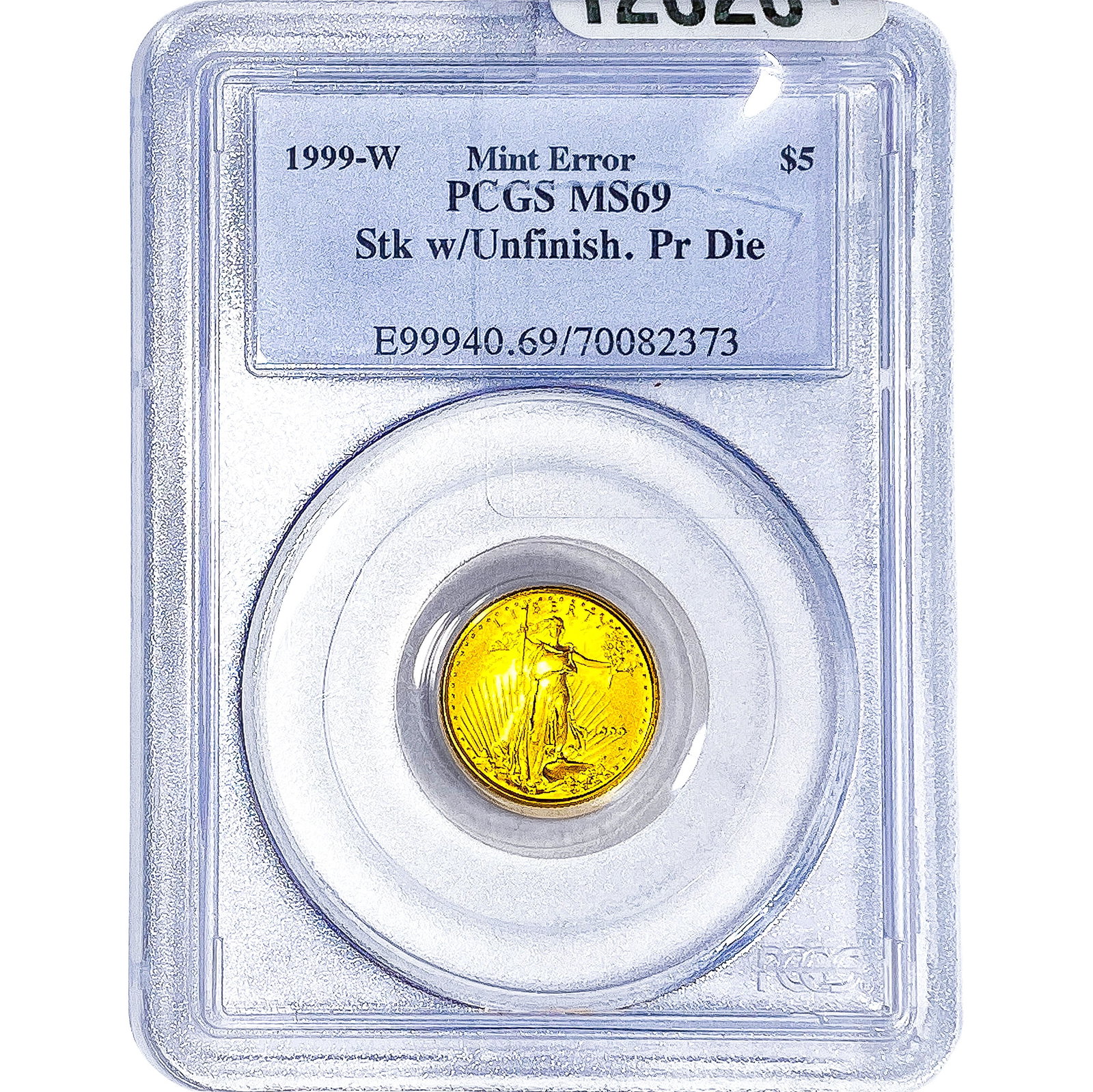 1999-W Gold $5 American Eagle 1/10oz PCGS MS69 (1 of 4)