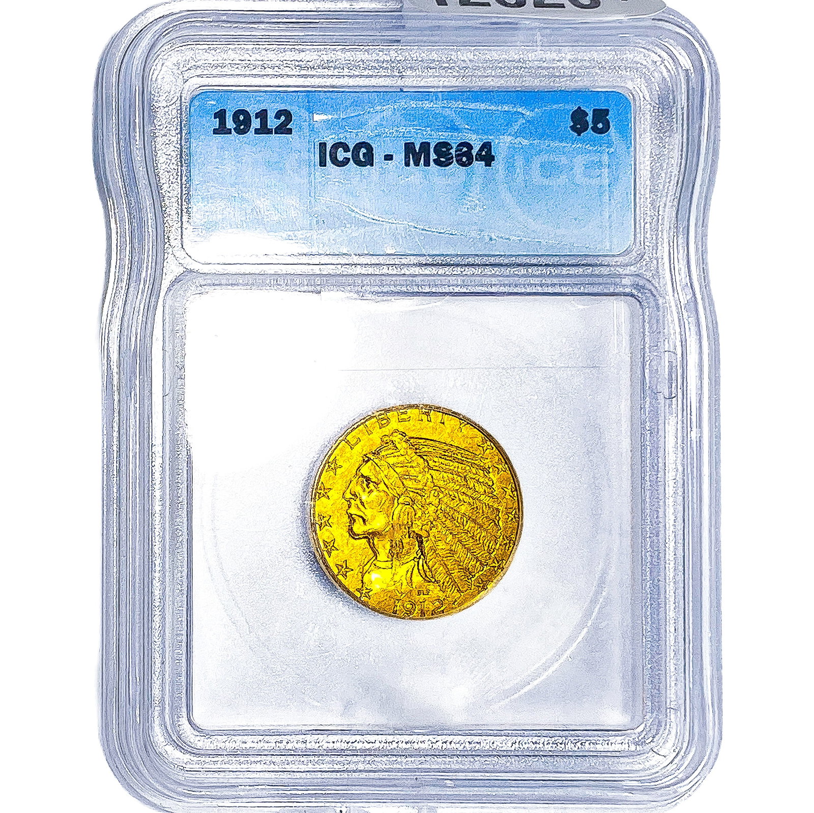 1912 $5 Gold Half Eagle ICG MS64 (1 of 4)