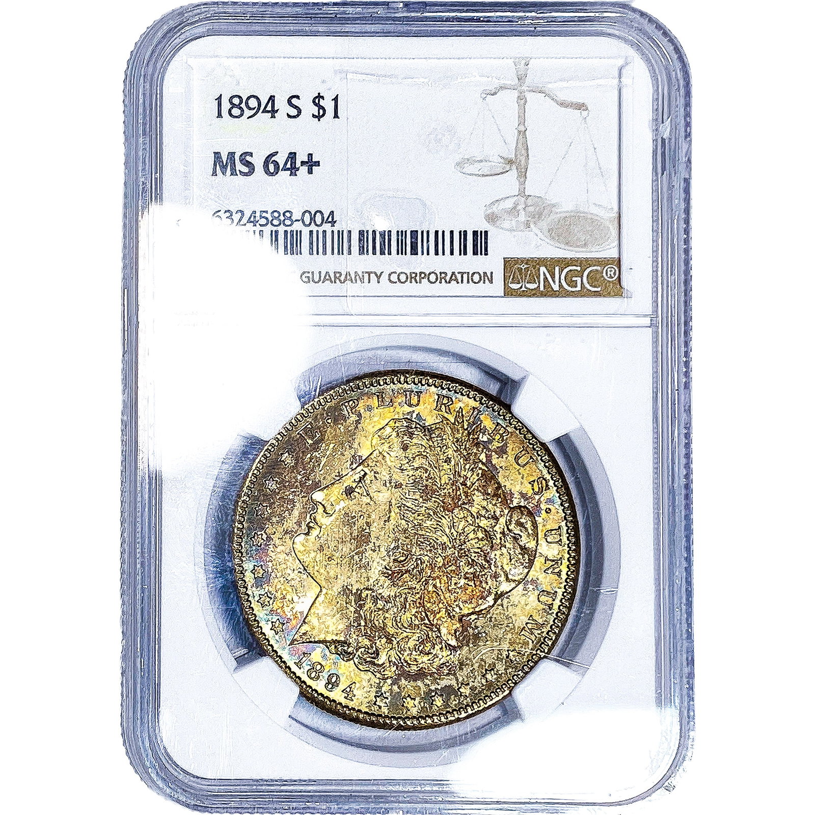 1894-S Morgan Silver Dollar NGC MS64+ (1 of 4)