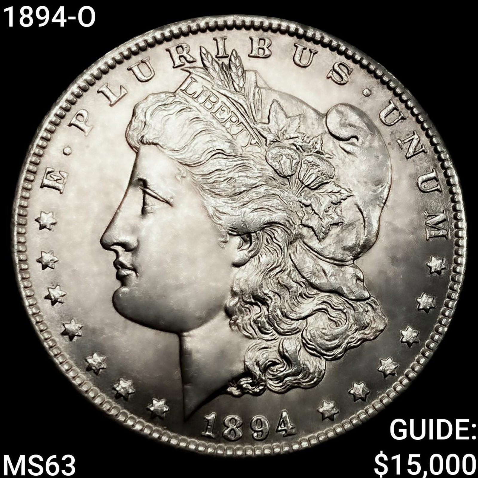 1894-O Morgan Silver Dollar CHOICE BU: 1894-O Morgan Silver Dollar CHOICE BU