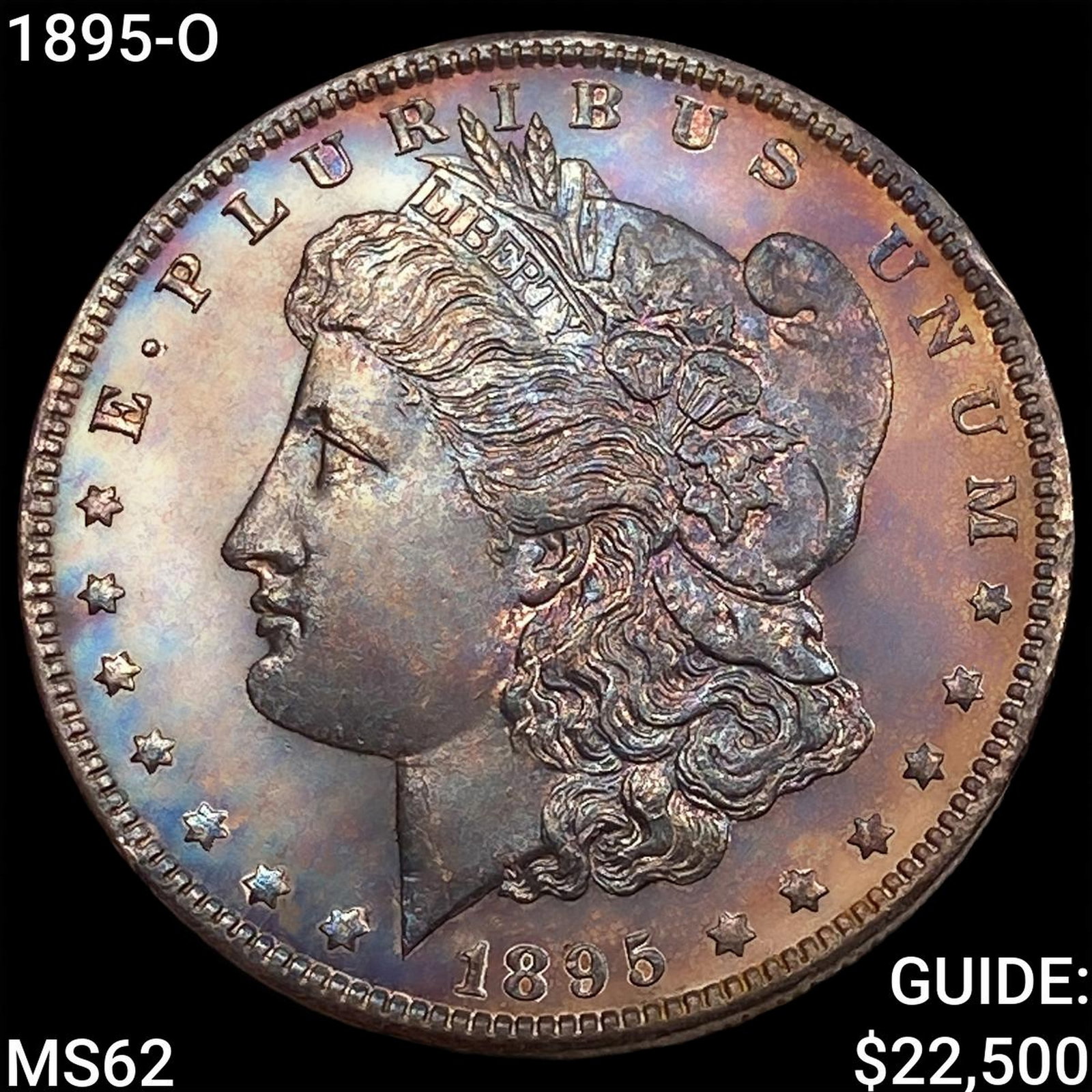 1895-O Morgan Silver Dollar UNCIRCULATED: 1895-O Morgan Silver Dollar UNCIRCULATED