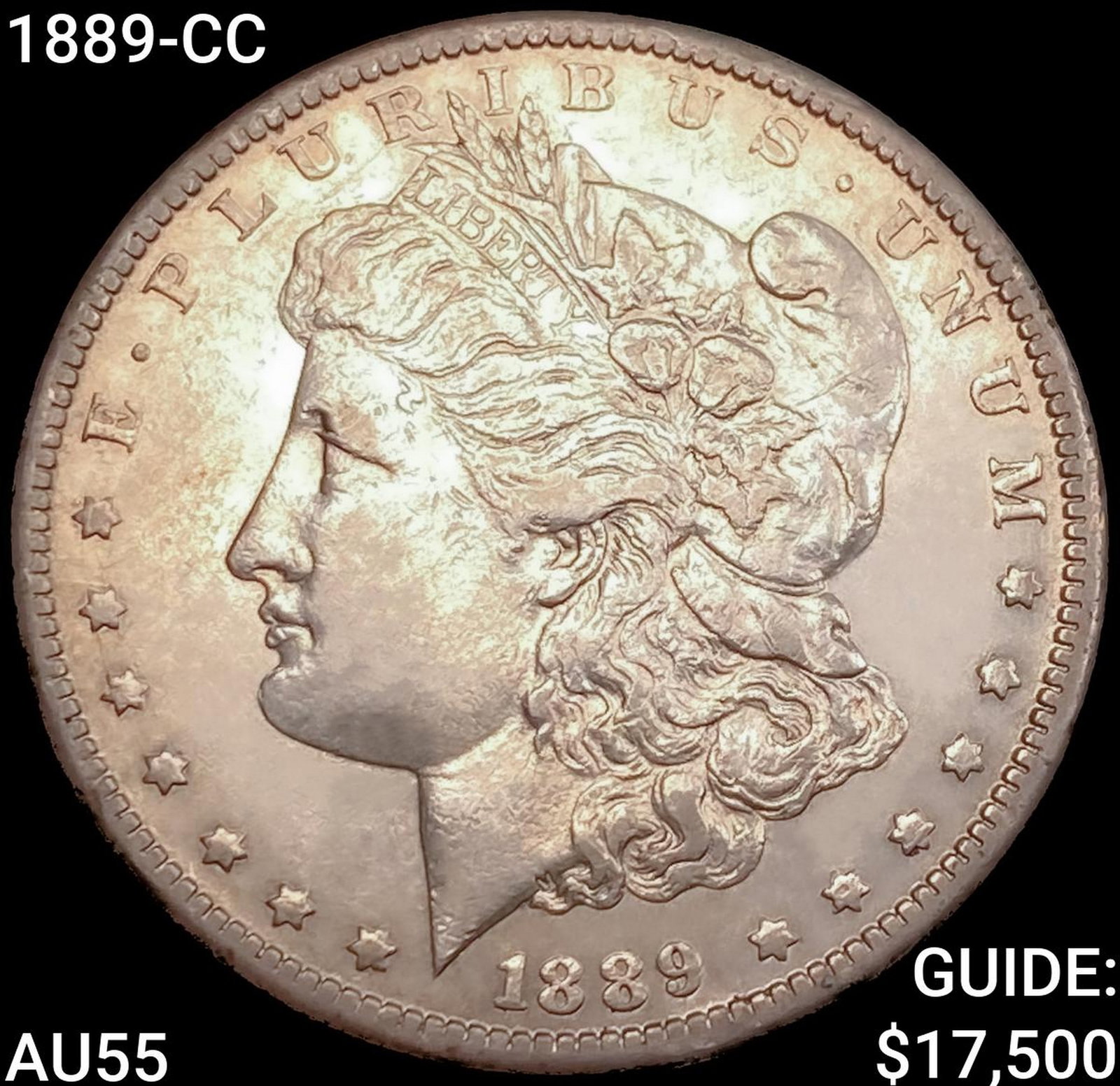 1889-CC Morgan Silver Dollar HIGH GRADE: 1889-CC Morgan Silver Dollar HIGH GRADE