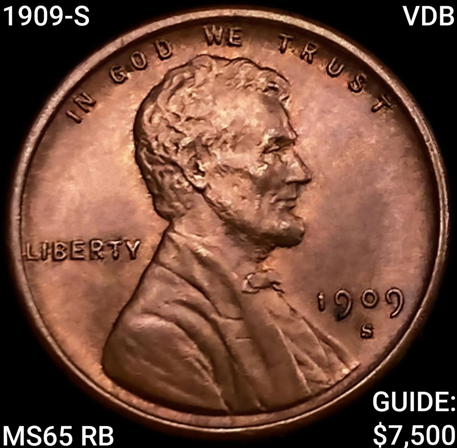 1909-S VDB Wheat Cent GEM BU (1 of 2)
