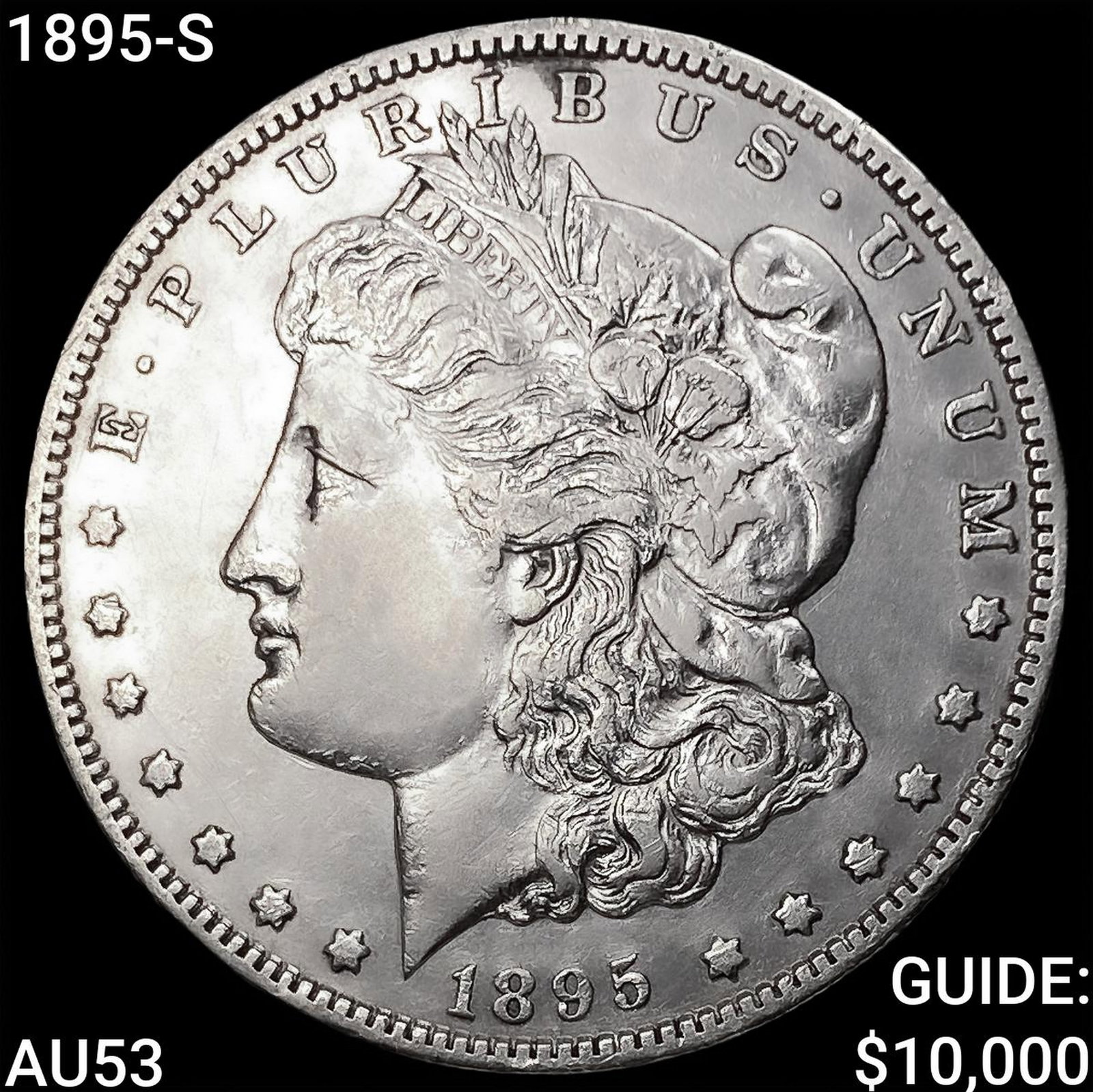1895-S Morgan Silver Dollar CLOSELY UNCIRCULATED (1 of 2)