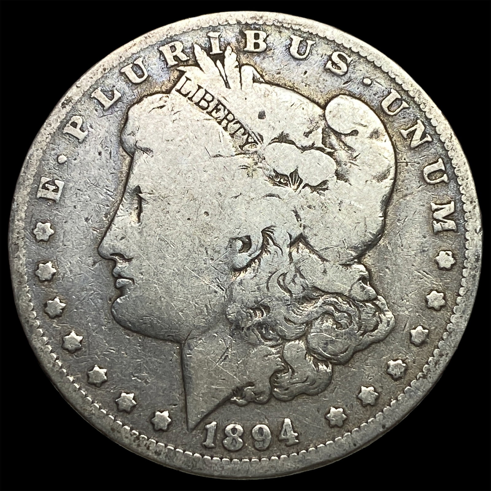 1894-O Silver Morgan Dollar NICELY CIRCULATED: 1894-O Silver Morgan Dollar NICELY CIRCULATED