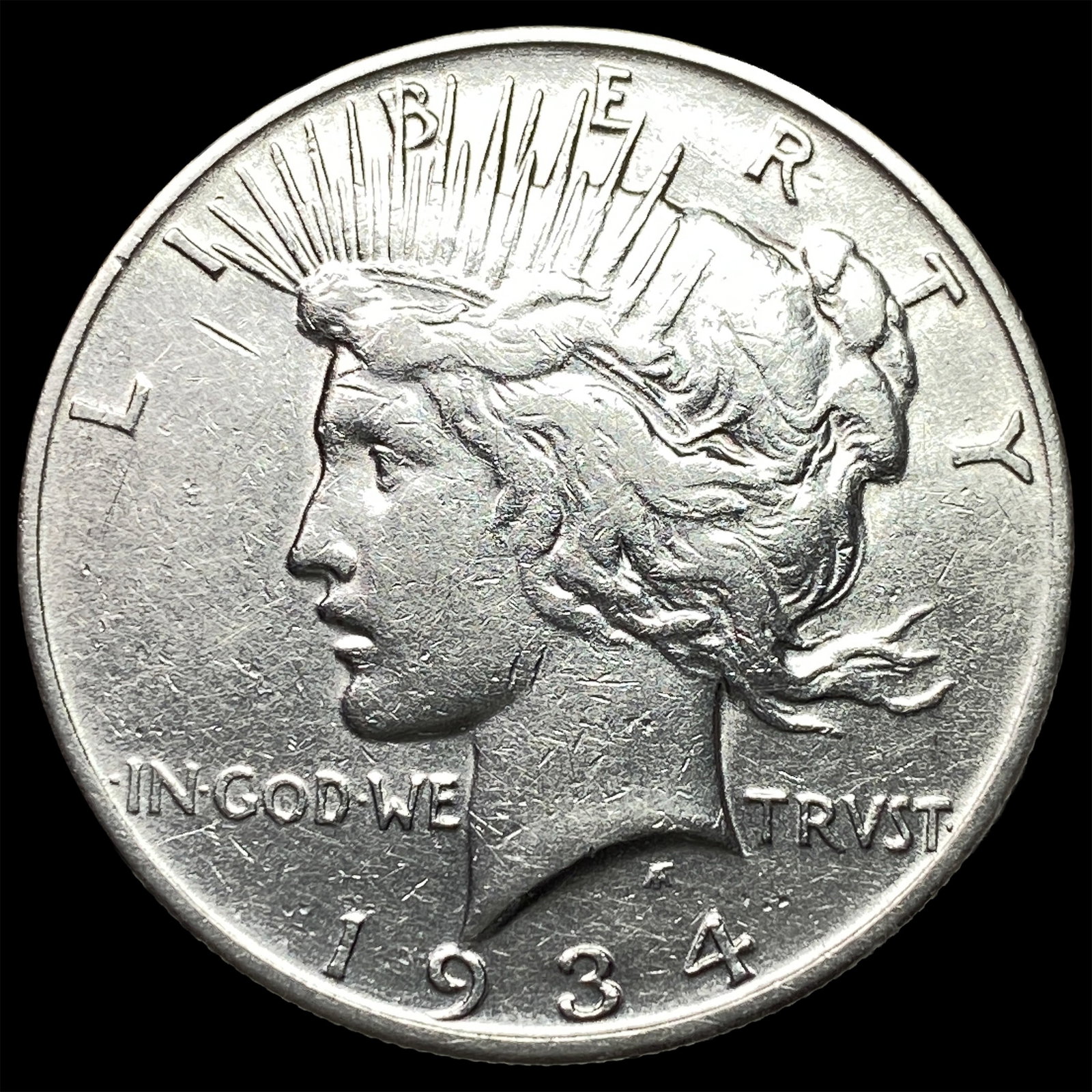 1934 Silver Peace Dollar UNCIRCULATED: 1934 Silver Peace Dollar UNCIRCULATED