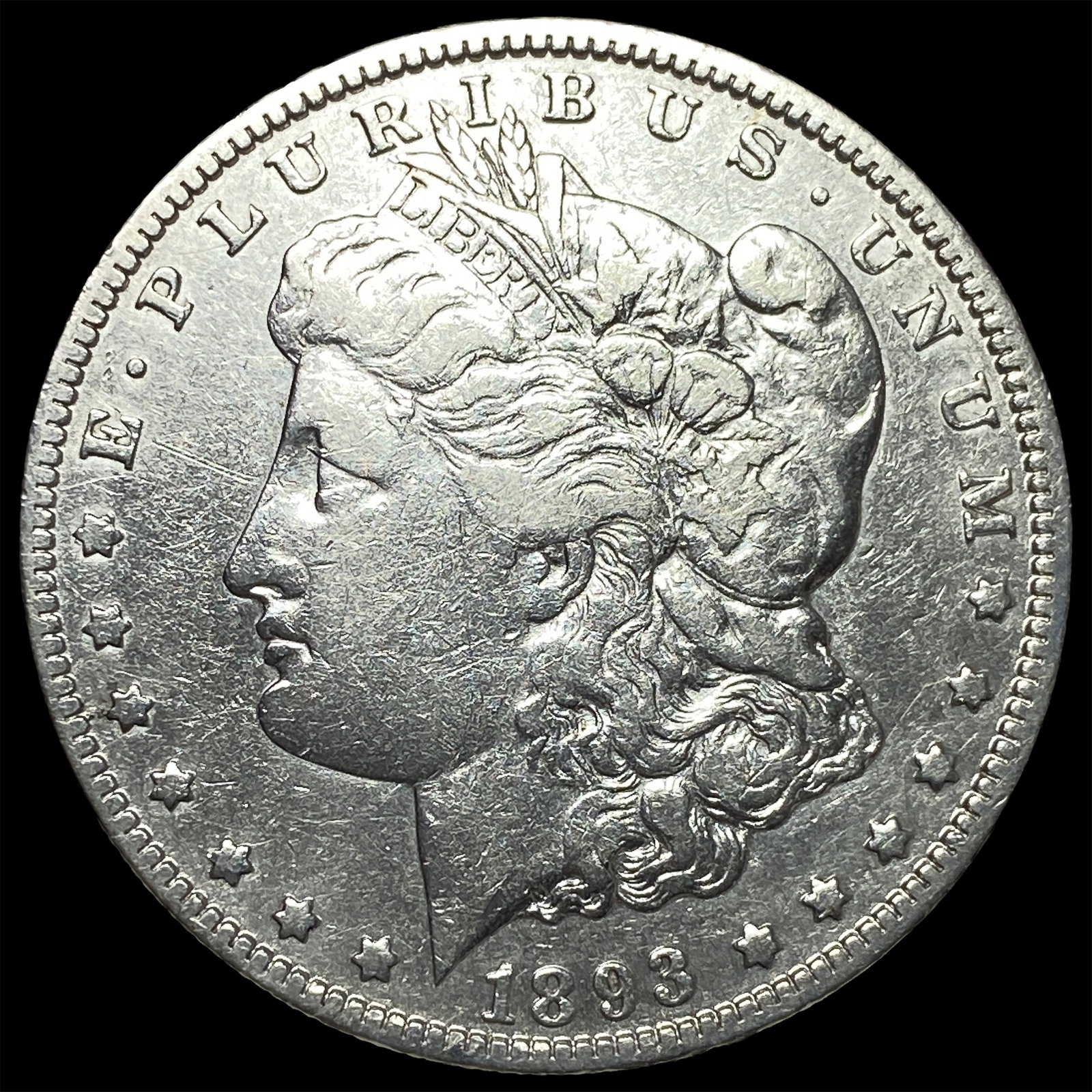 1893 Silver Morgan Dollar CLOSELY UNCIRCULATED (1 of 2)