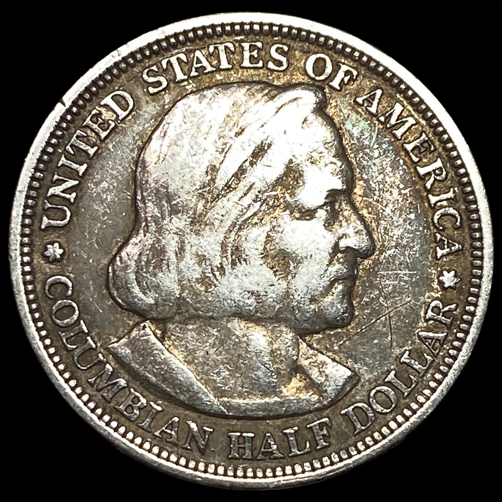 1893 Silver Columbian Half Dollar NEARLY UNCIRCULATED (1 of 2)