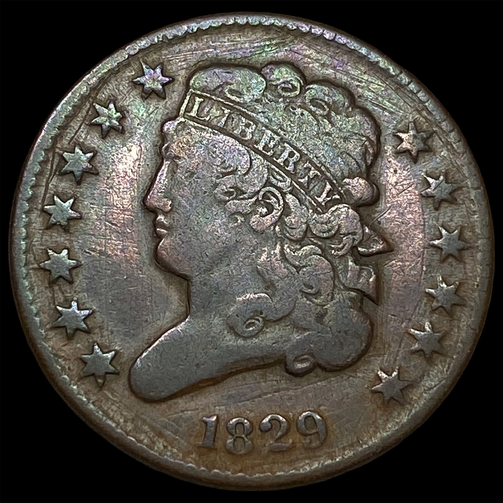 1829 Classic Head Half Cent LIGHTLY CIRCULATED (1 of 2)