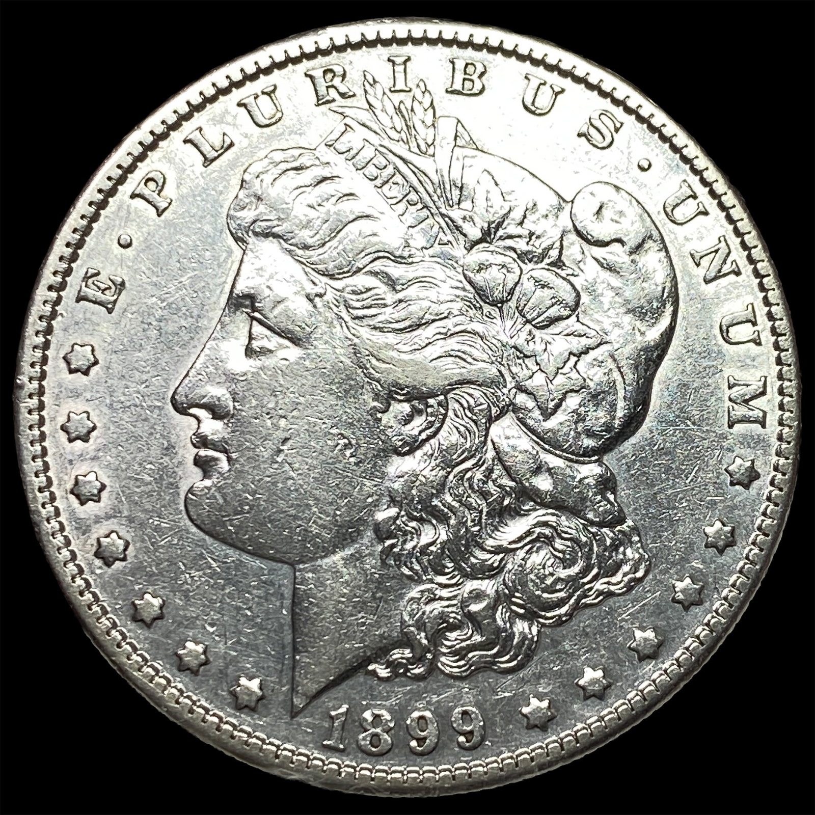 1899-S Silver Morgan Dollar ABOUT UNCIRCULATED (1 of 2)