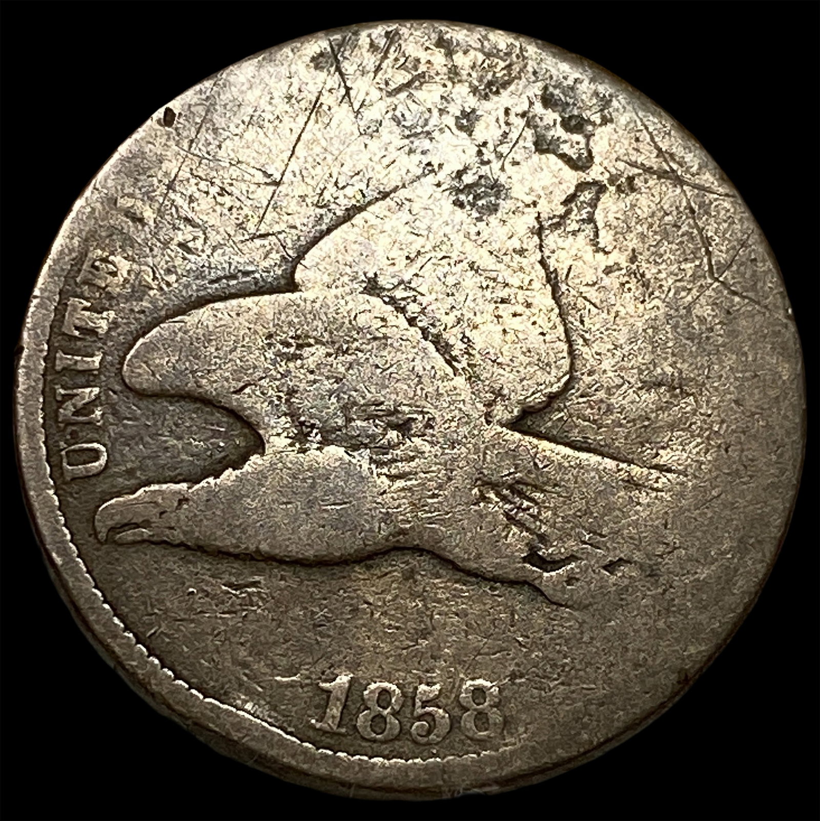 1858 Flying Eagle Cent LIGHTLY CIRCULATED (1 of 2)