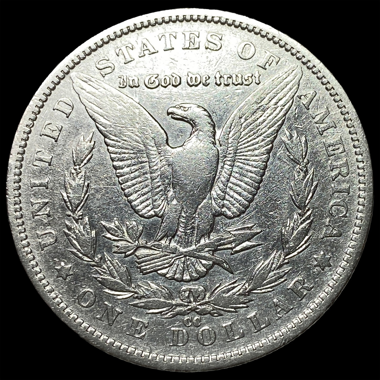 1892-CC Silver Morgan Dollar ABOUT UNCIRCULATED - 2
