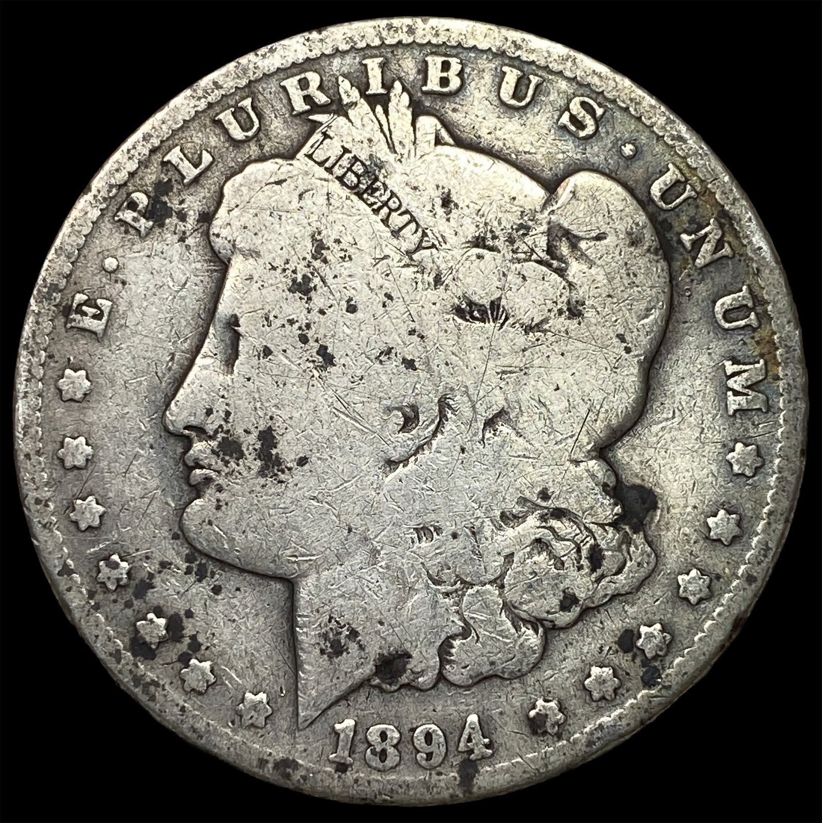 1894-O Silver Morgan Dollar NICELY CIRCULATED: 1894-O Silver Morgan Dollar NICELY CIRCULATED
