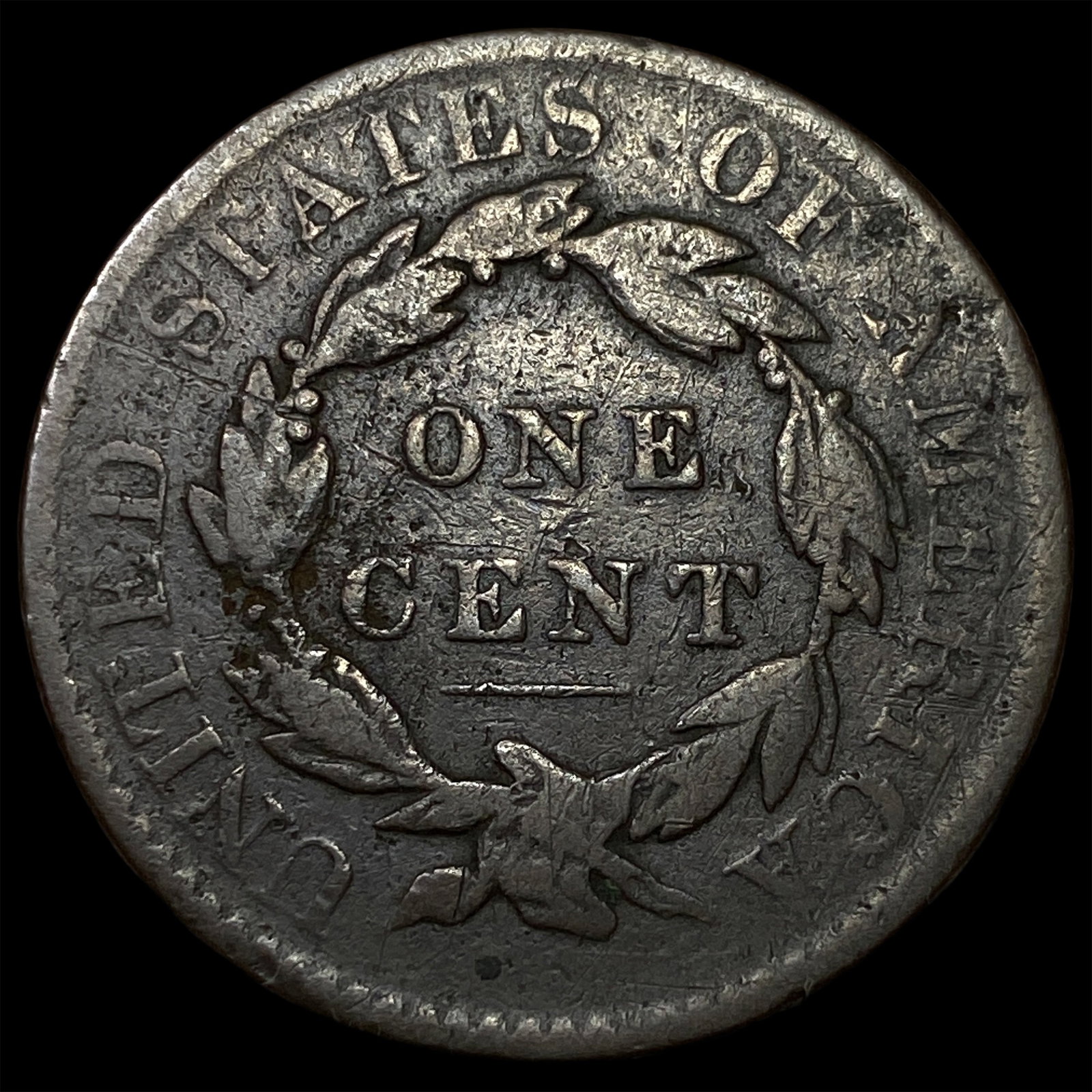 1820 Large Cent ABOUT UNCIRCULATED - 2