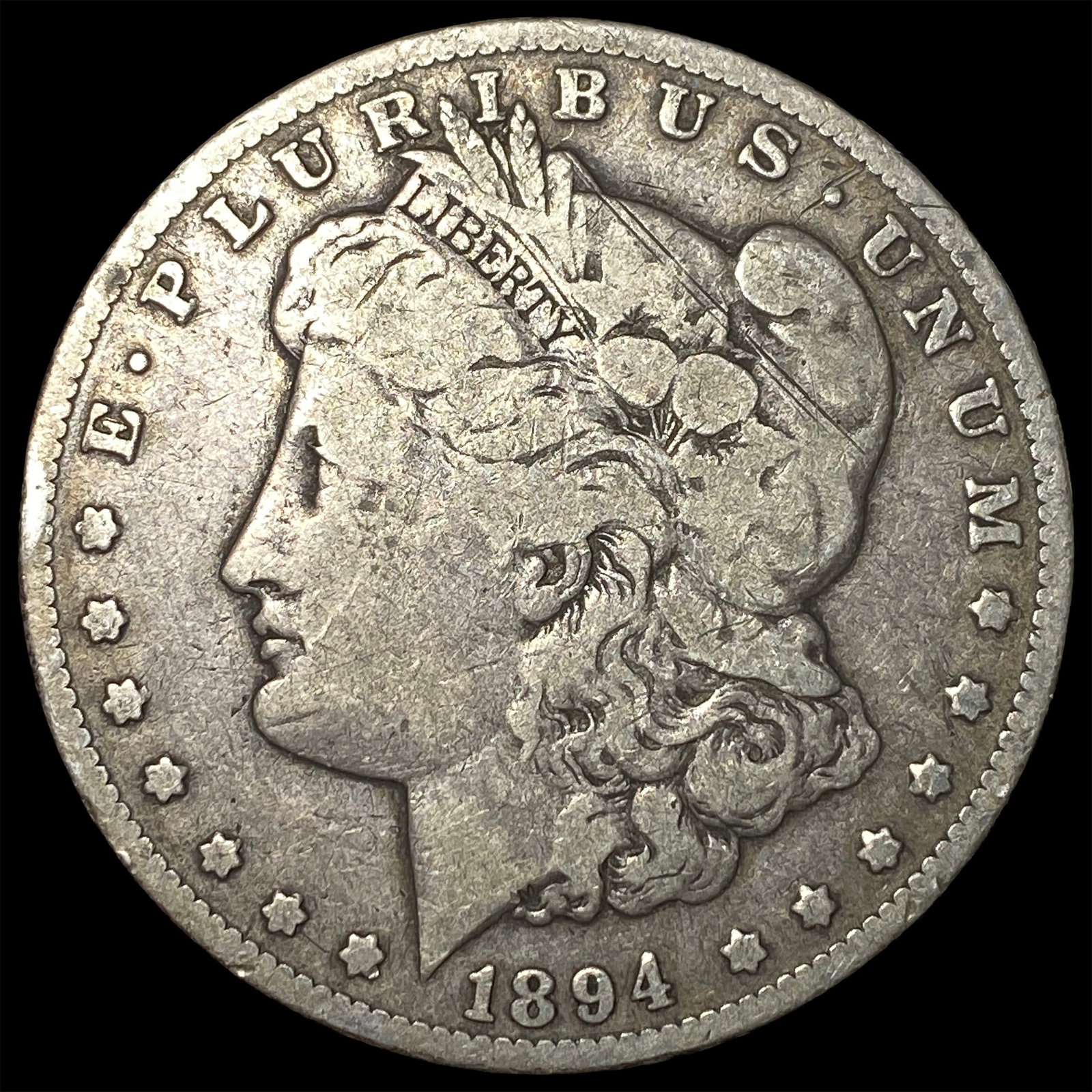 1894-O Silver Morgan Dollar LIGHTLY CIRCULATED: 1894-O Silver Morgan Dollar LIGHTLY CIRCULATED