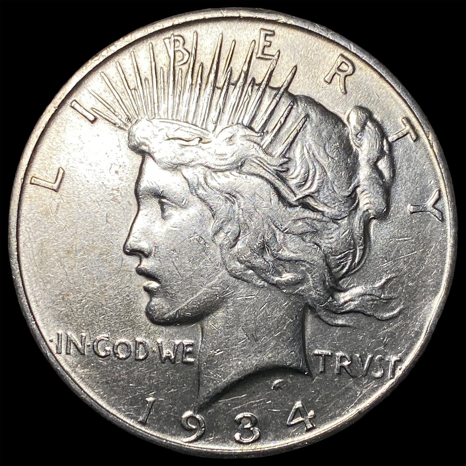 1934 Peace Silver Dollar UNCIRCULATED: 1934 Peace Silver Dollar UNCIRCULATED