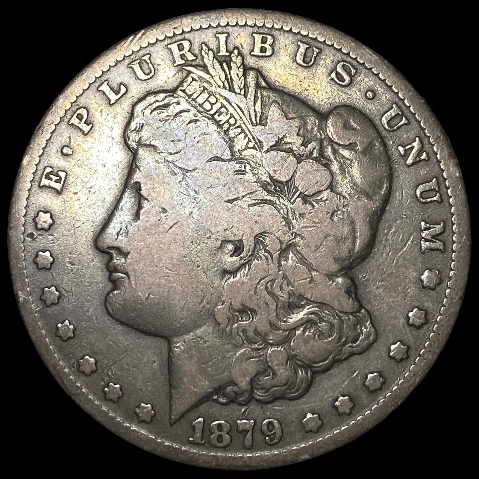 1879-CC Silver Morgan Dollar LIGHTLY CIRCULATED: 1879-CC Silver Morgan Dollar LIGHTLY CIRCULATED