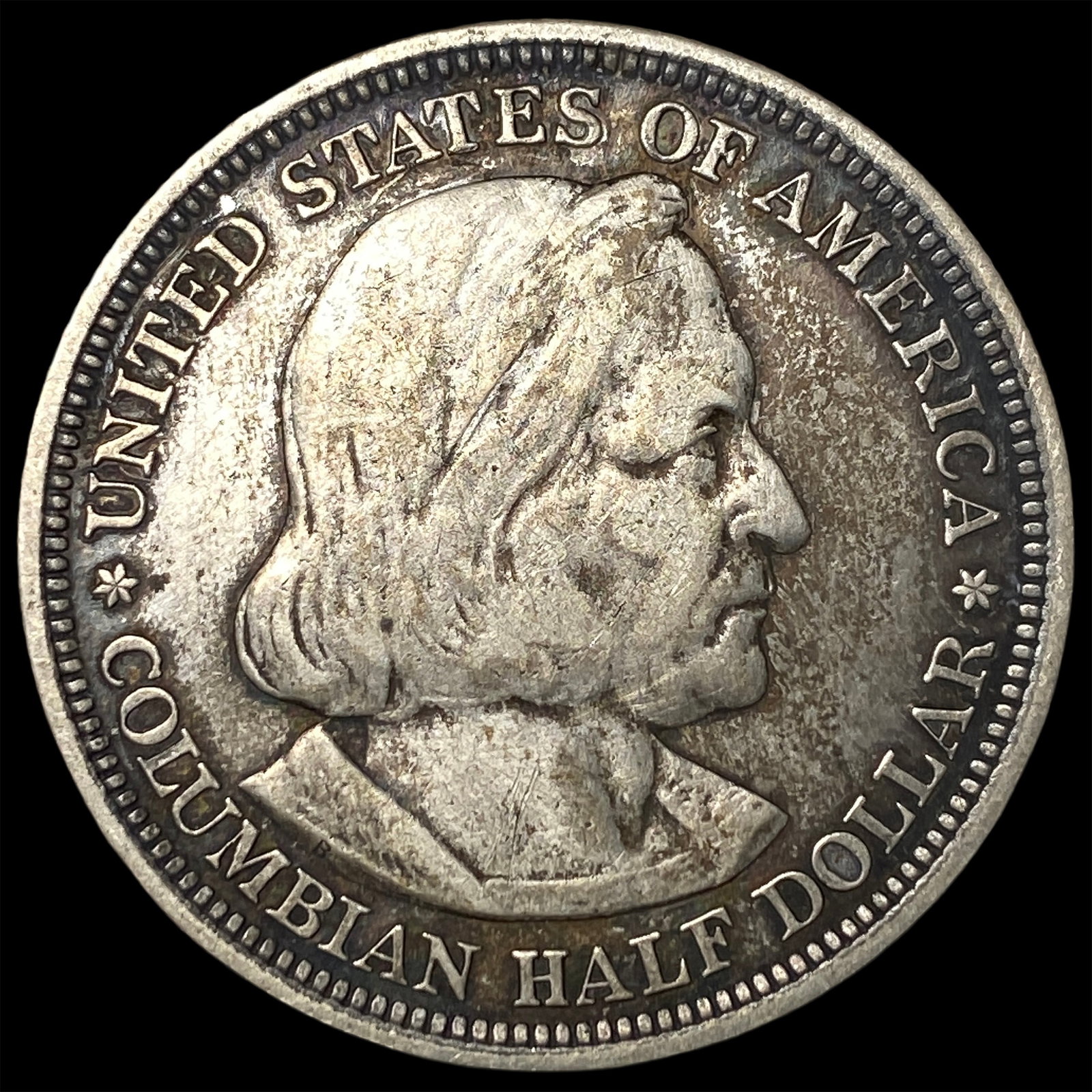 1893 Silver Columbian Half Dollar CLOSELY UNCIRCULATED (1 of 2)