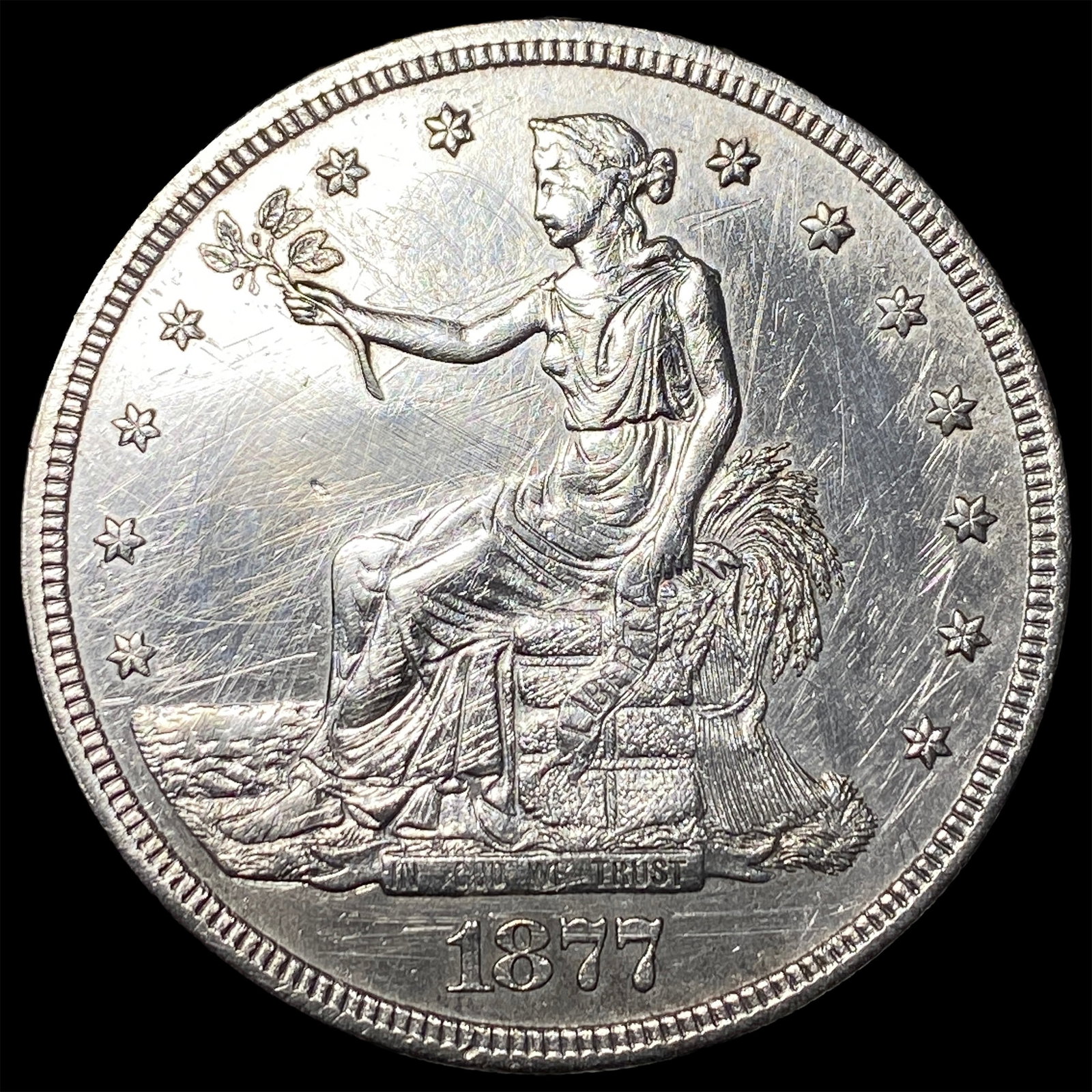 1877-S Silver Trade Dollar HIGH GRADE (1 of 2)