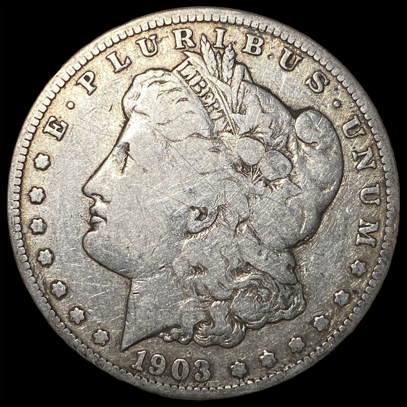 1903-S Silver Morgan Dollar ABOUT UNCIRCULATED (1 of 2)
