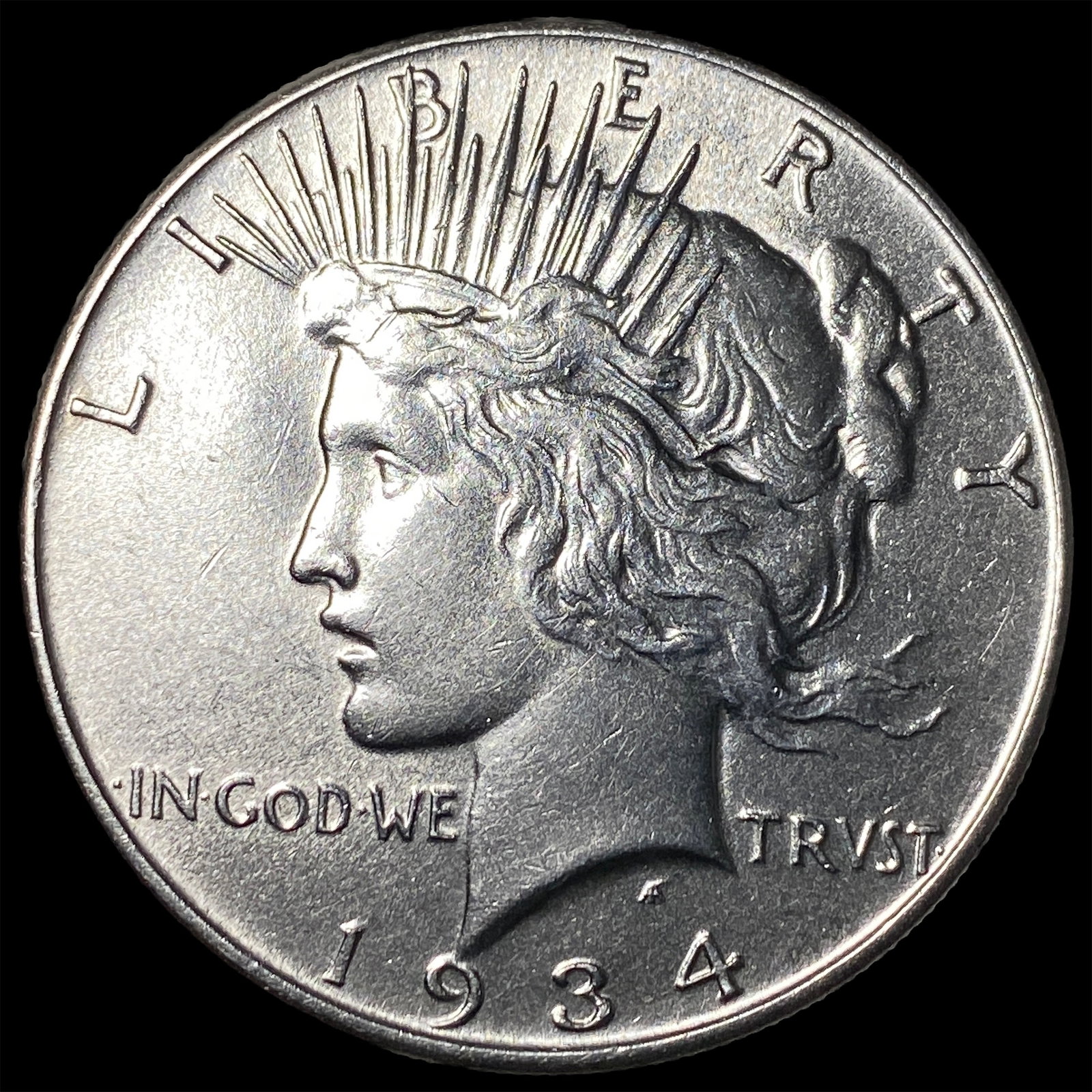 1934 Silver Peace Dollar UNCIRCULATED: 1934 Silver Peace Dollar UNCIRCULATED