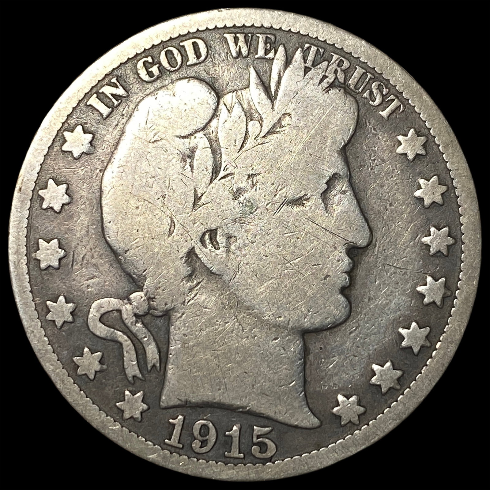 1915 Barber Half Dollar LIGHTLY CIRCULATED (1 of 2)