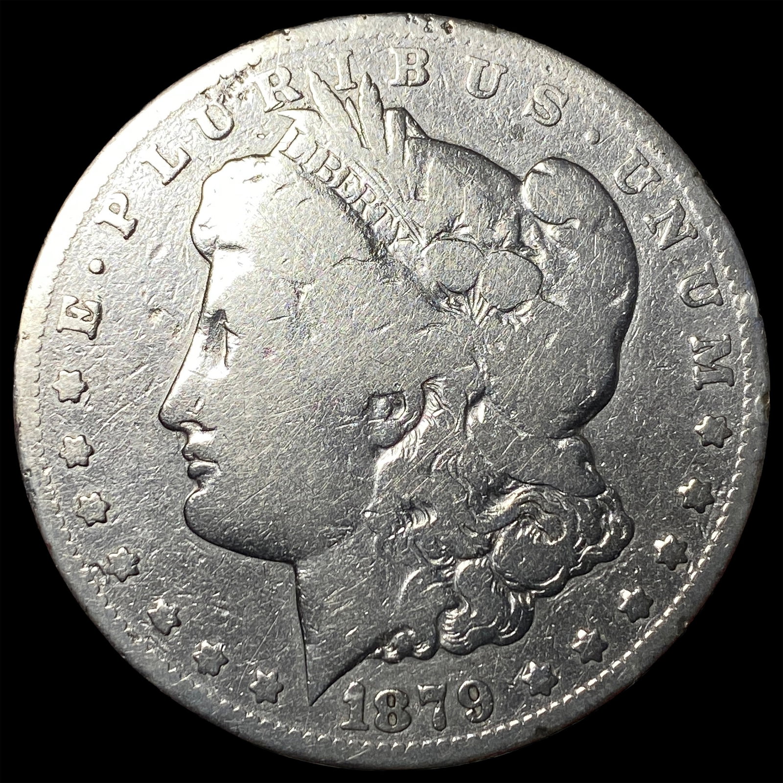 1879-S Silver Morgan Dollar NICELY CIRCULATED: 1879-S Silver Morgan Dollar NICELY CIRCULATED