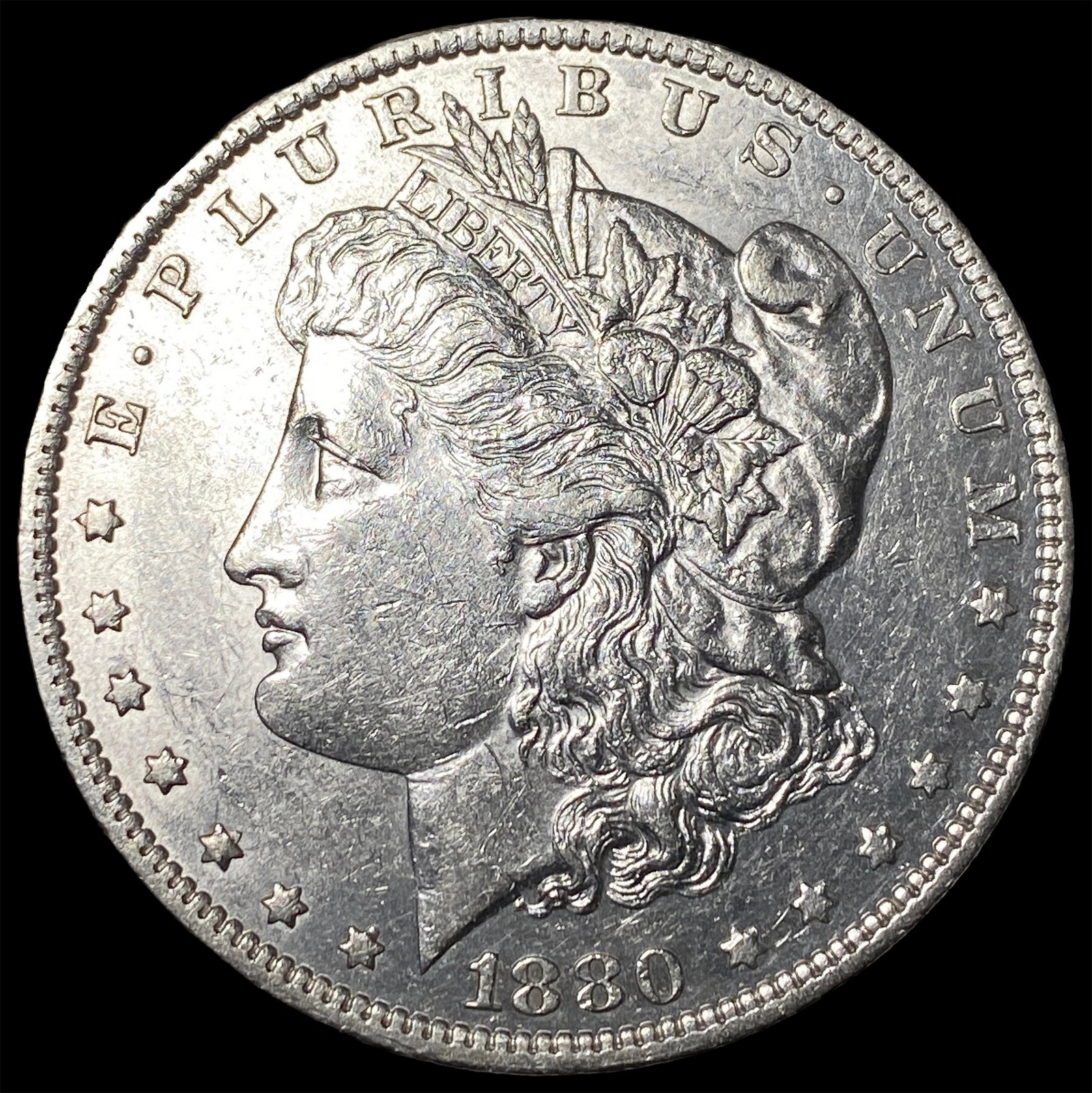 1880-S Silver Morgan Dollar CHOICE BU (1 of 2)