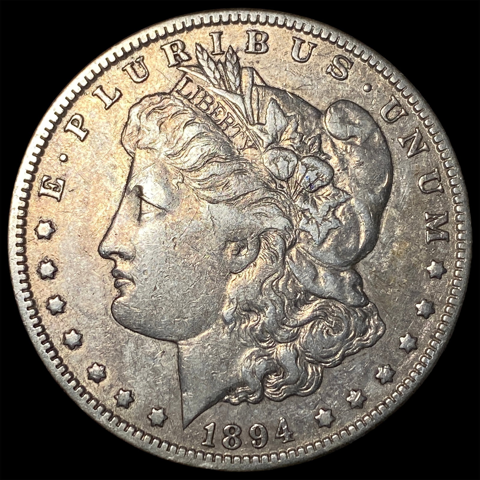 1894-O Silver Morgan Dollar NEARLY UNCIRCULATED: 1894-O Silver Morgan Dollar NEARLY UNCIRCULATED