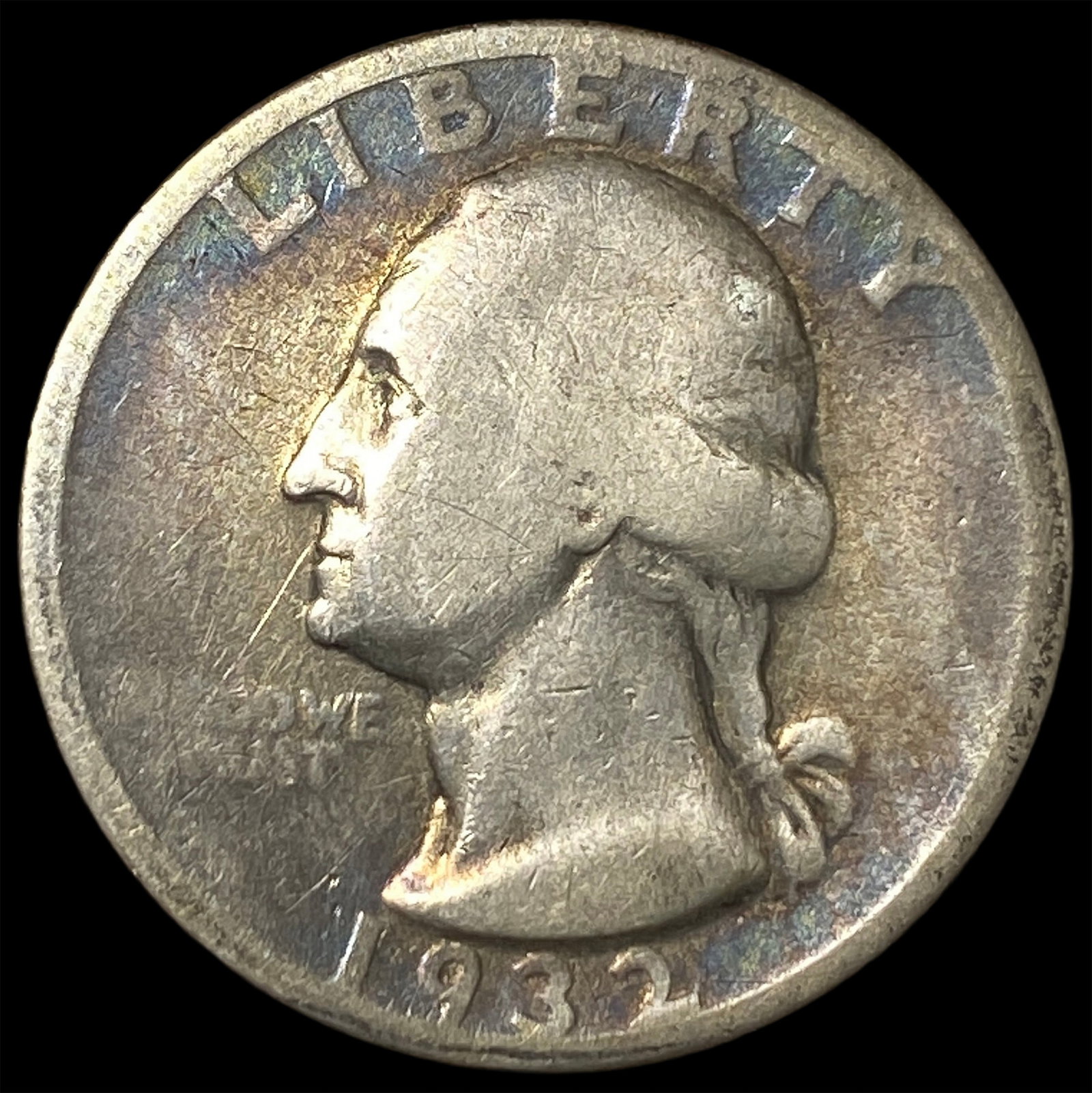 1932-D Silver Washington Quarter NICELY CIRCULATED (1 of 2)